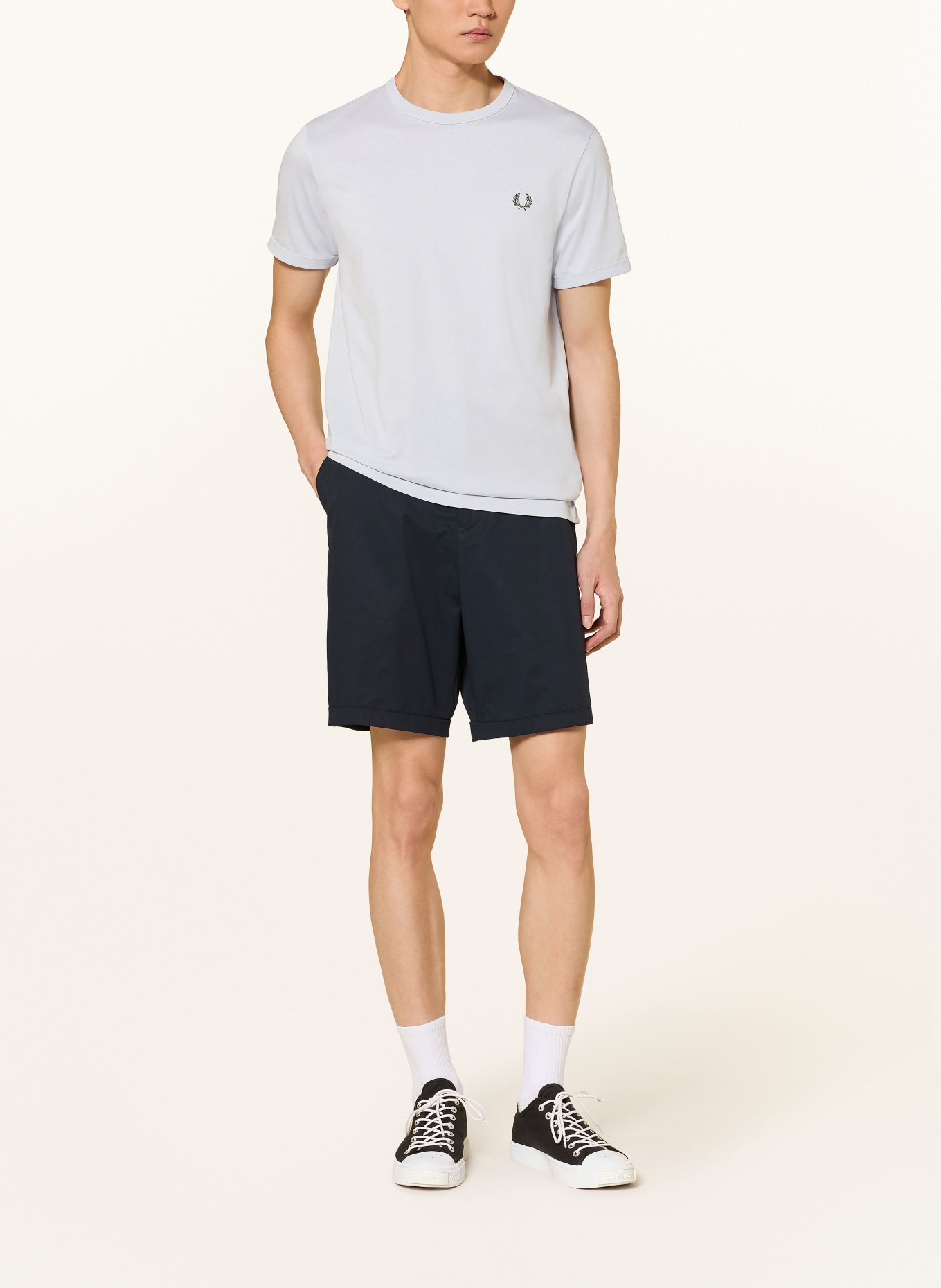 FRED PERRY T-Shirt: HELLBLAU