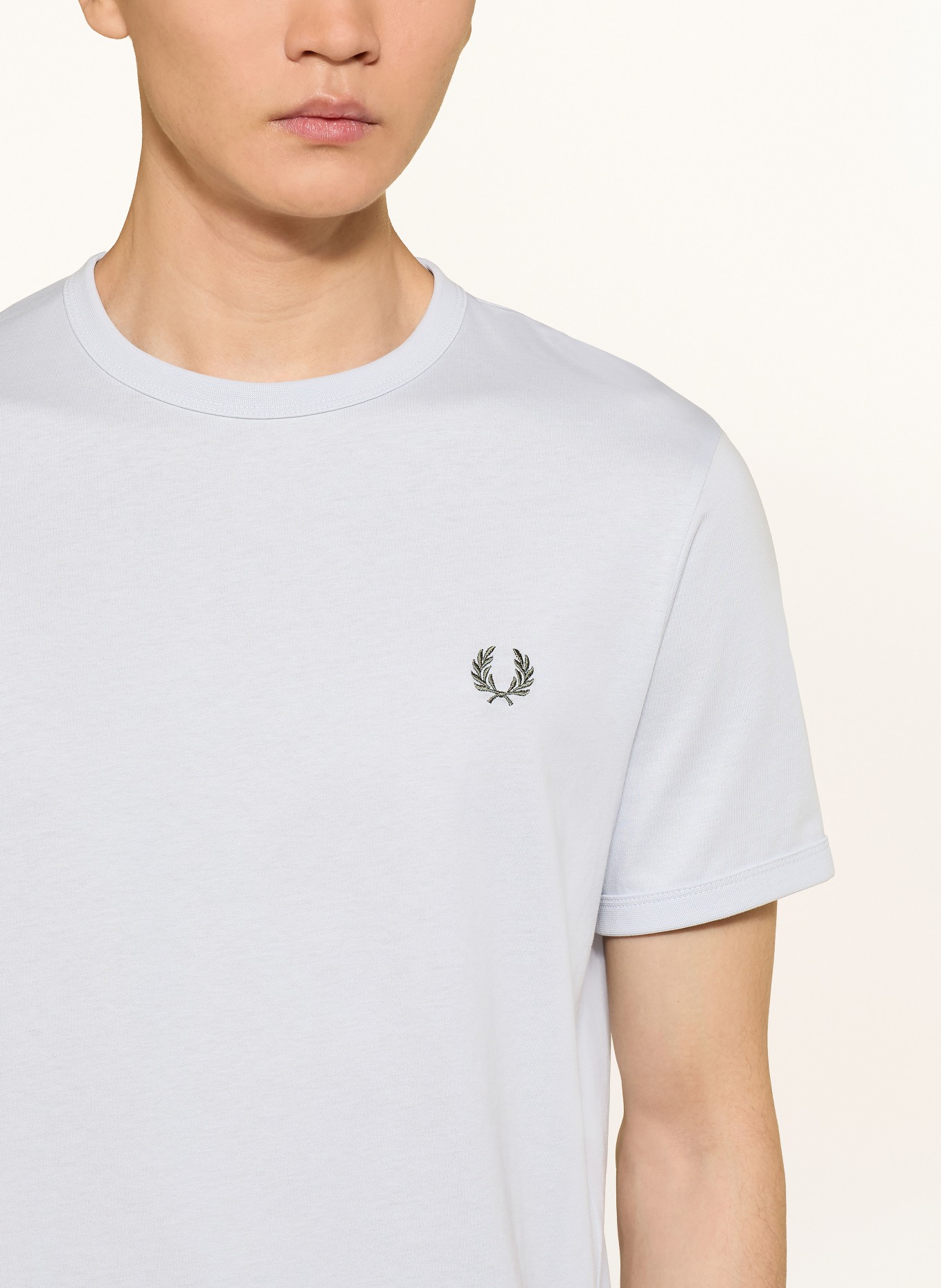 FRED PERRY T-Shirt: HELLBLAU