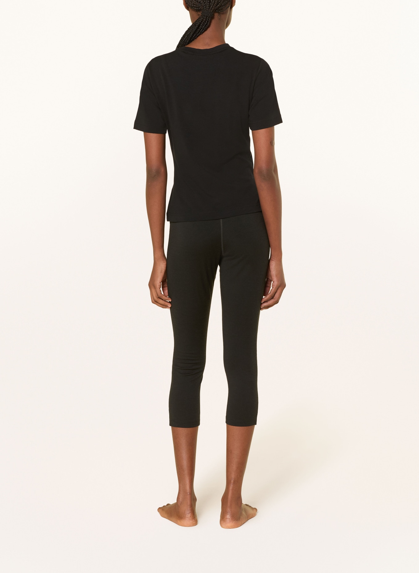 icebreaker 3/4-functionele onderbroek 200 OASIS: ZWART