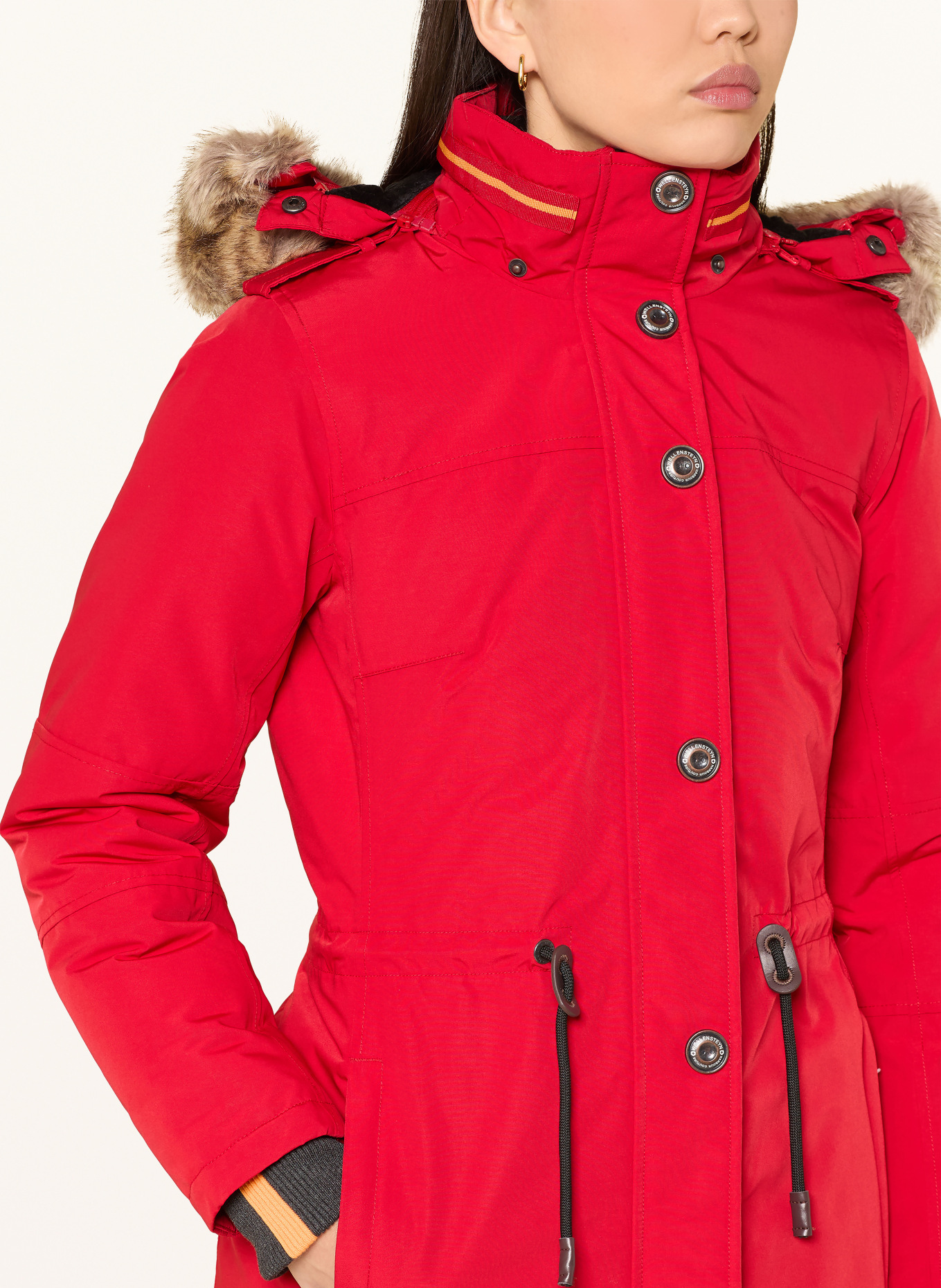 WELLENSTEYN Parka WOLKENLOS: ČERVENÁ