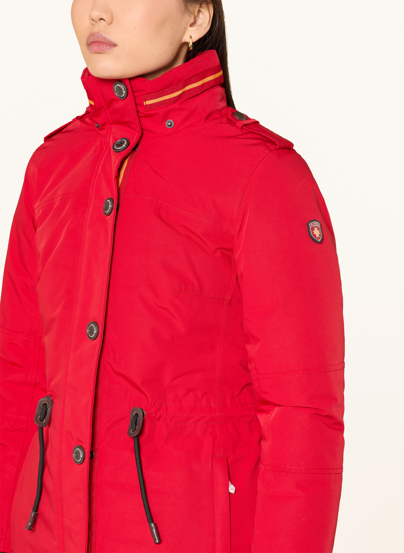 WELLENSTEYN Parka WOLKENLOS: ČERVENÁ