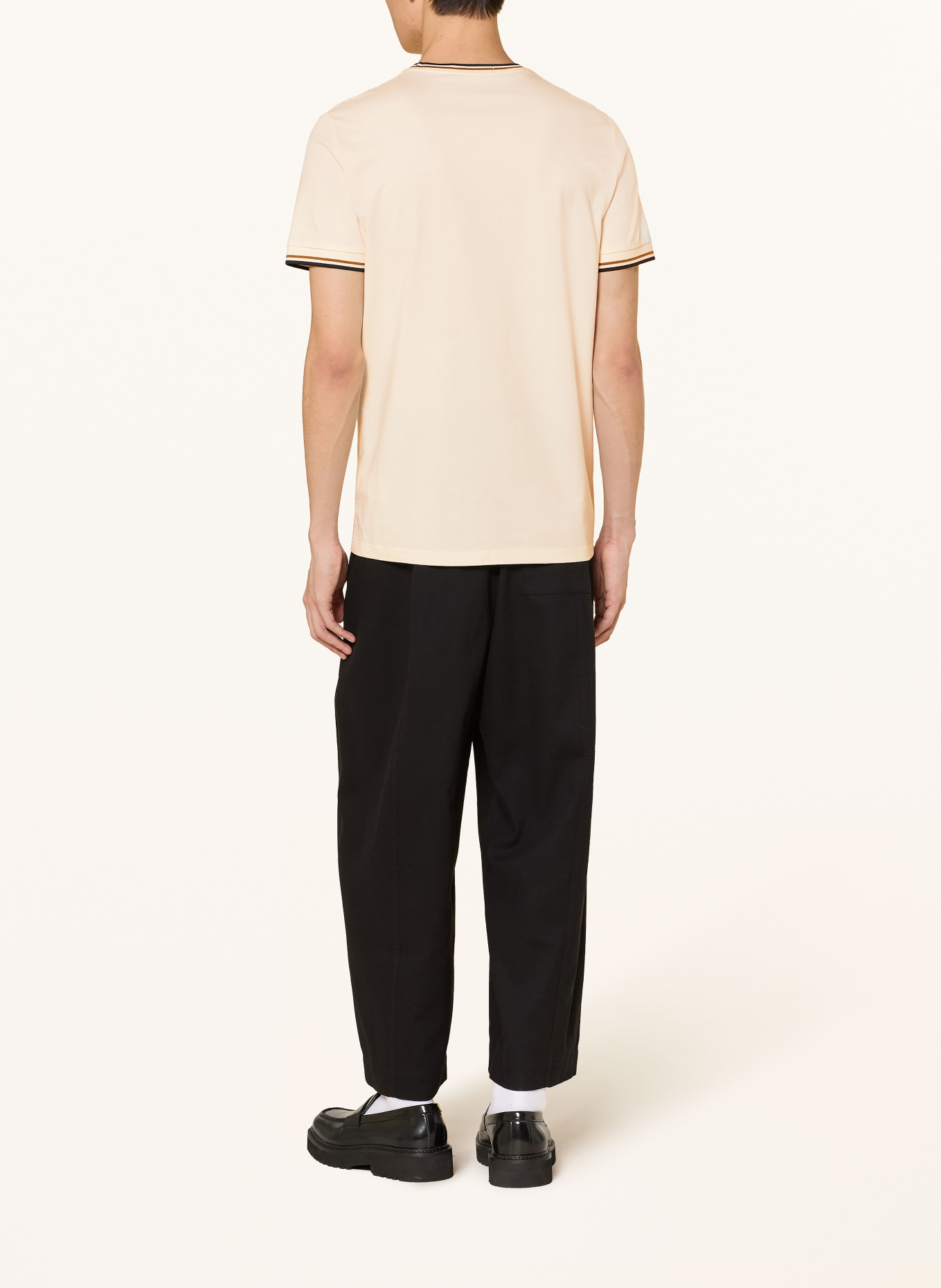 FRED PERRY koszulka: ECRU