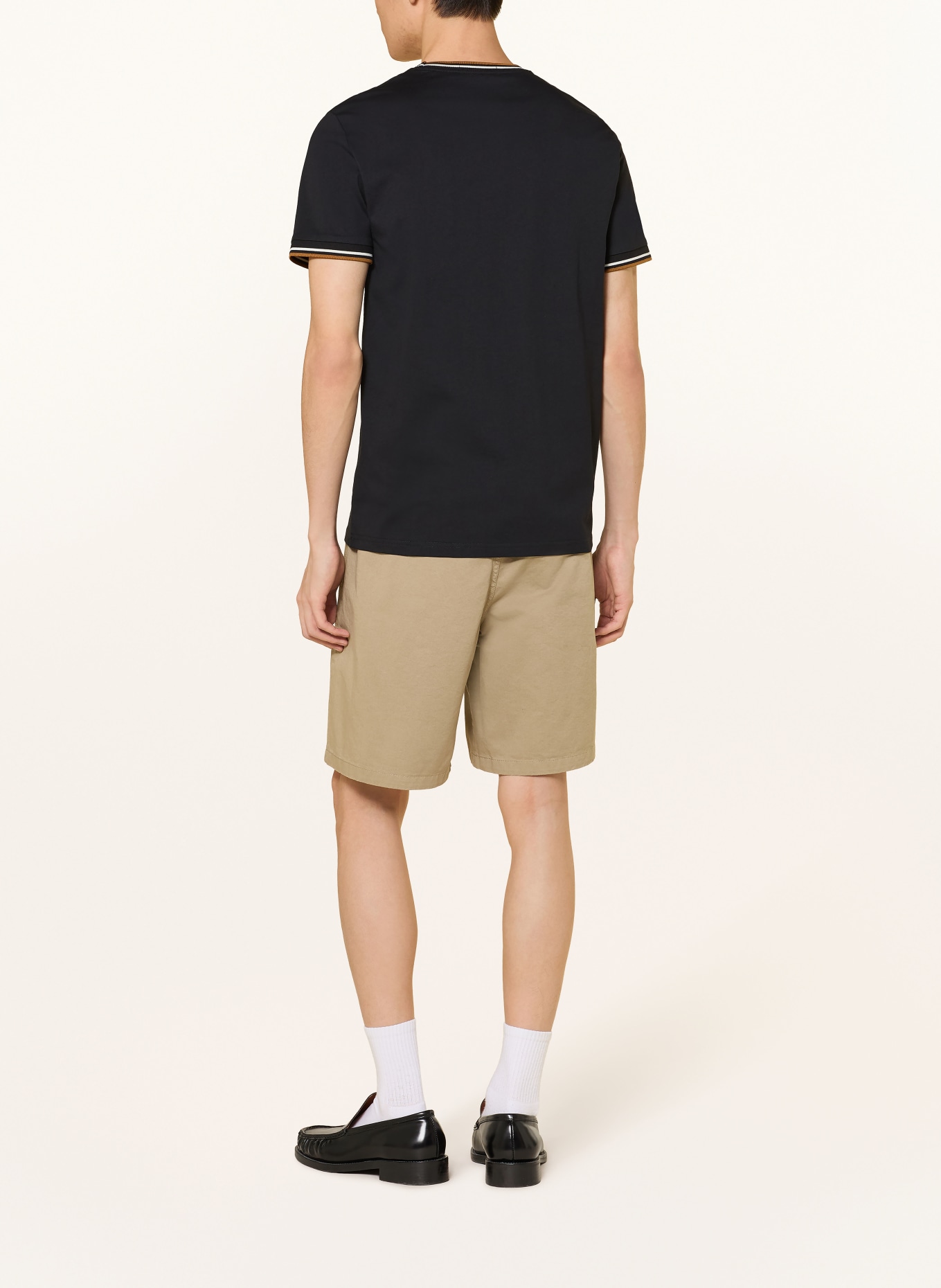 FRED PERRY T-Shirt: SCHWARZ