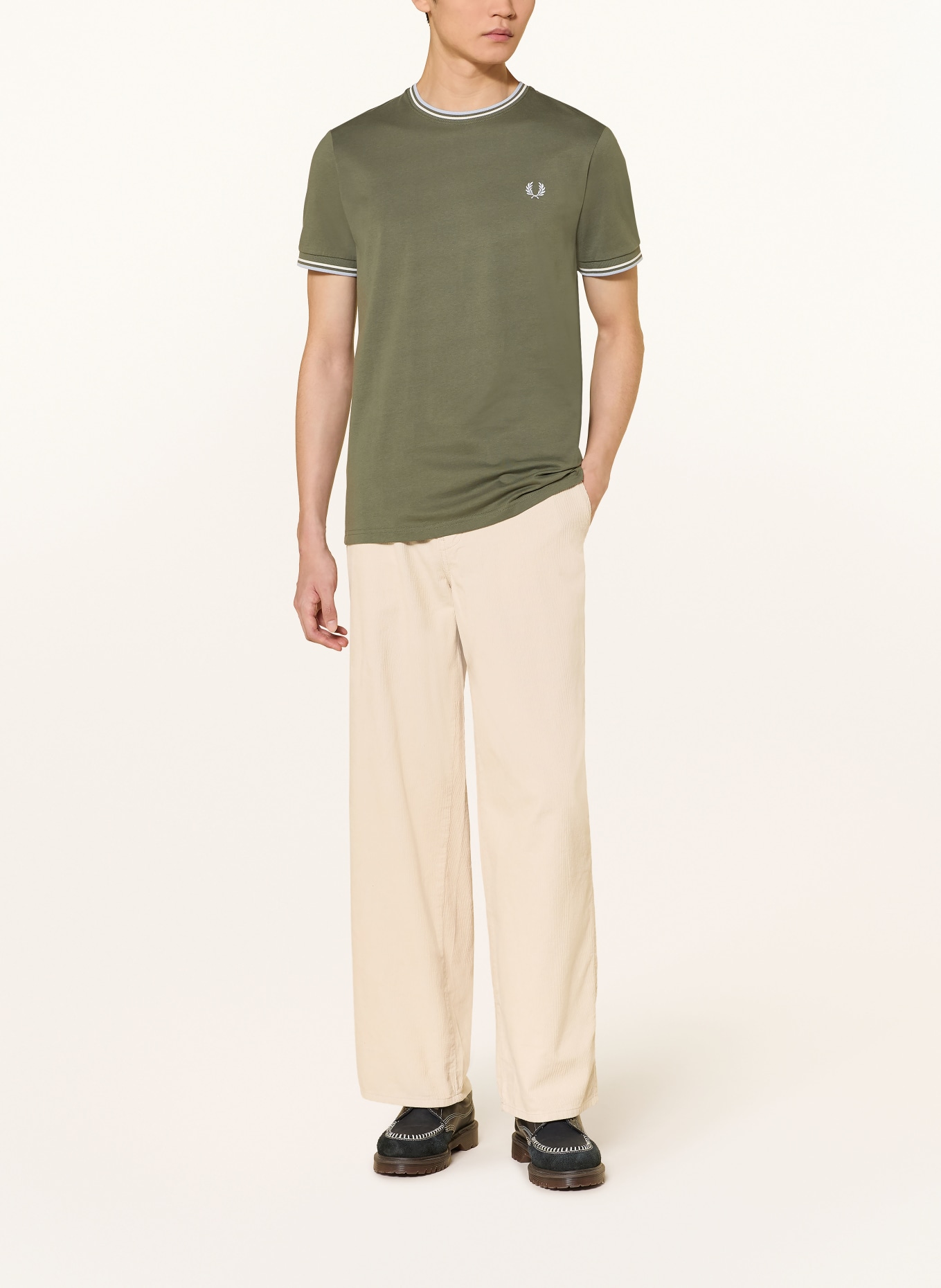FRED PERRY T-Shirt: KHAKI