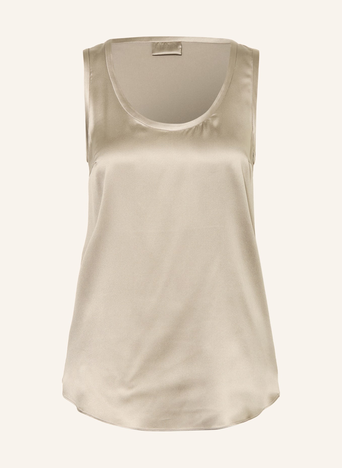 BRUNELLO CUCINELLI Seidentop: PLATIN