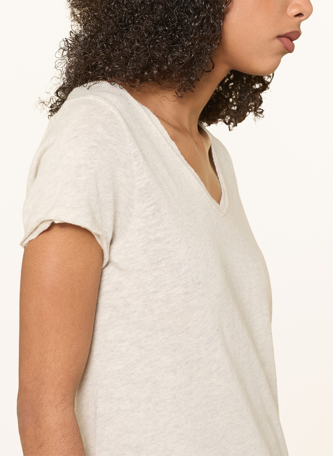 American Vintage T-shirt SONOMA: JASNOSZARY MELANŻOWY