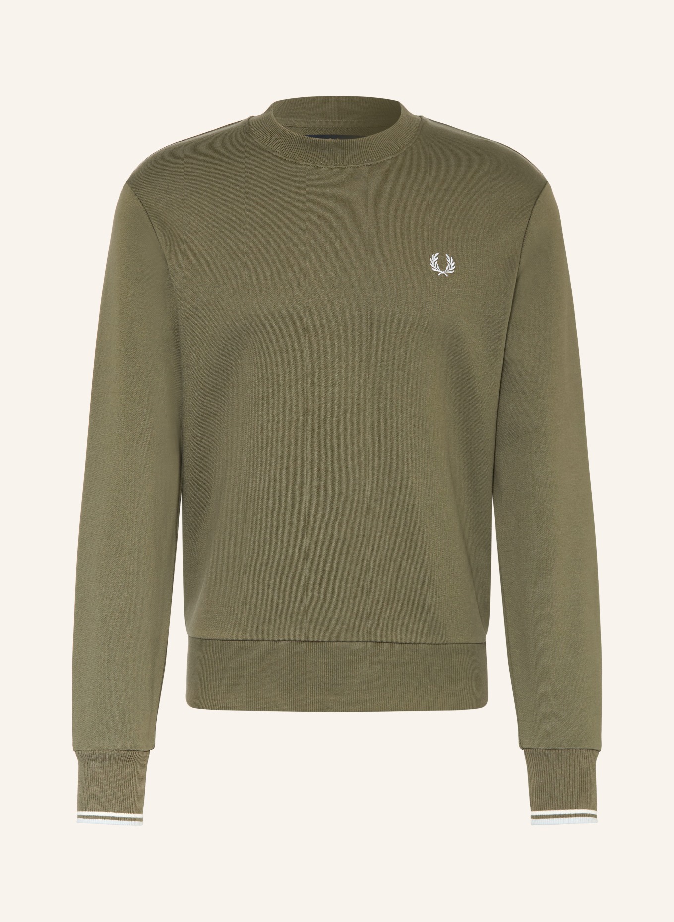 FRED PERRY Sweatshirt: KHAKI