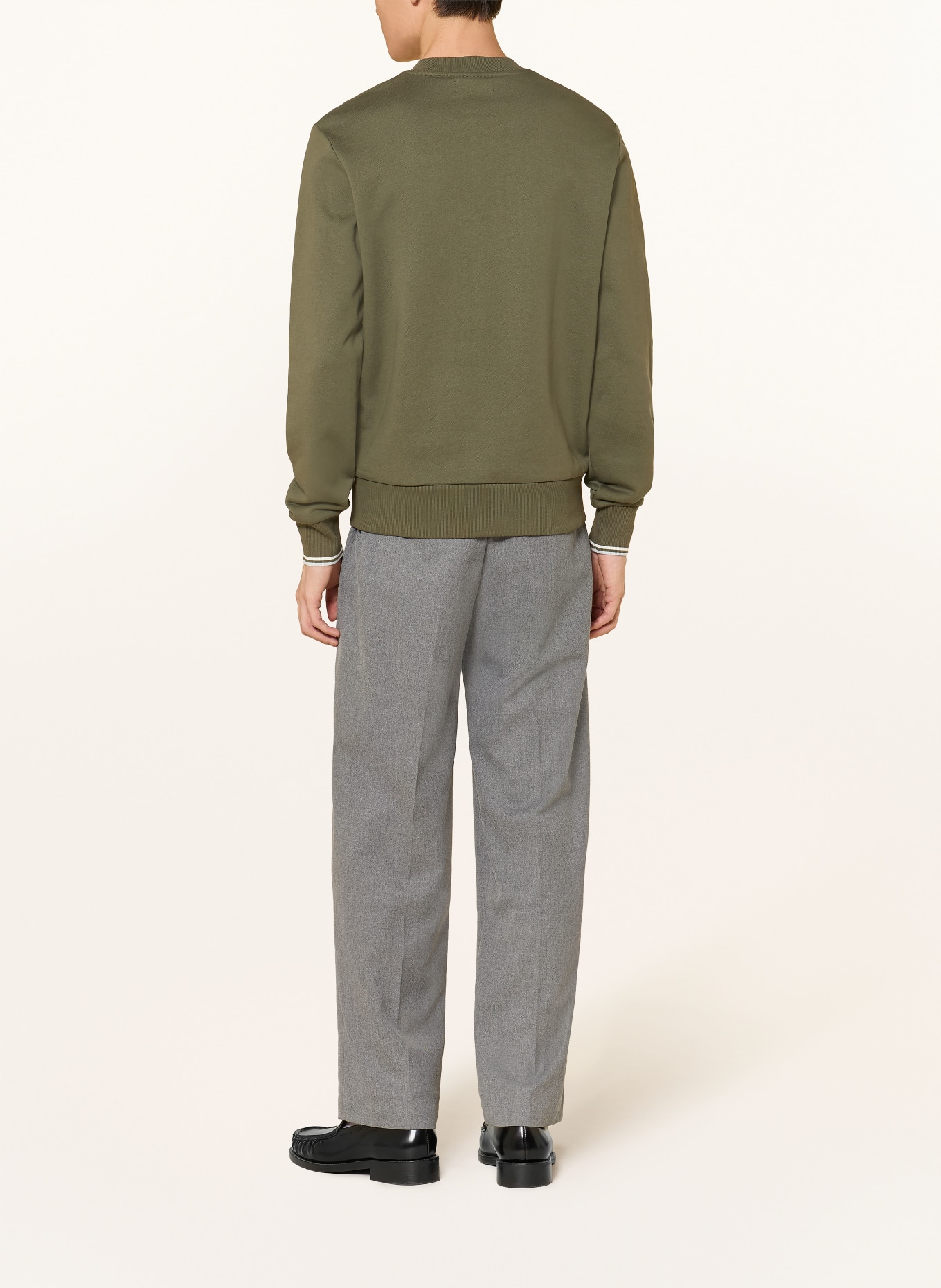 FRED PERRY Sweatshirt: KHAKI