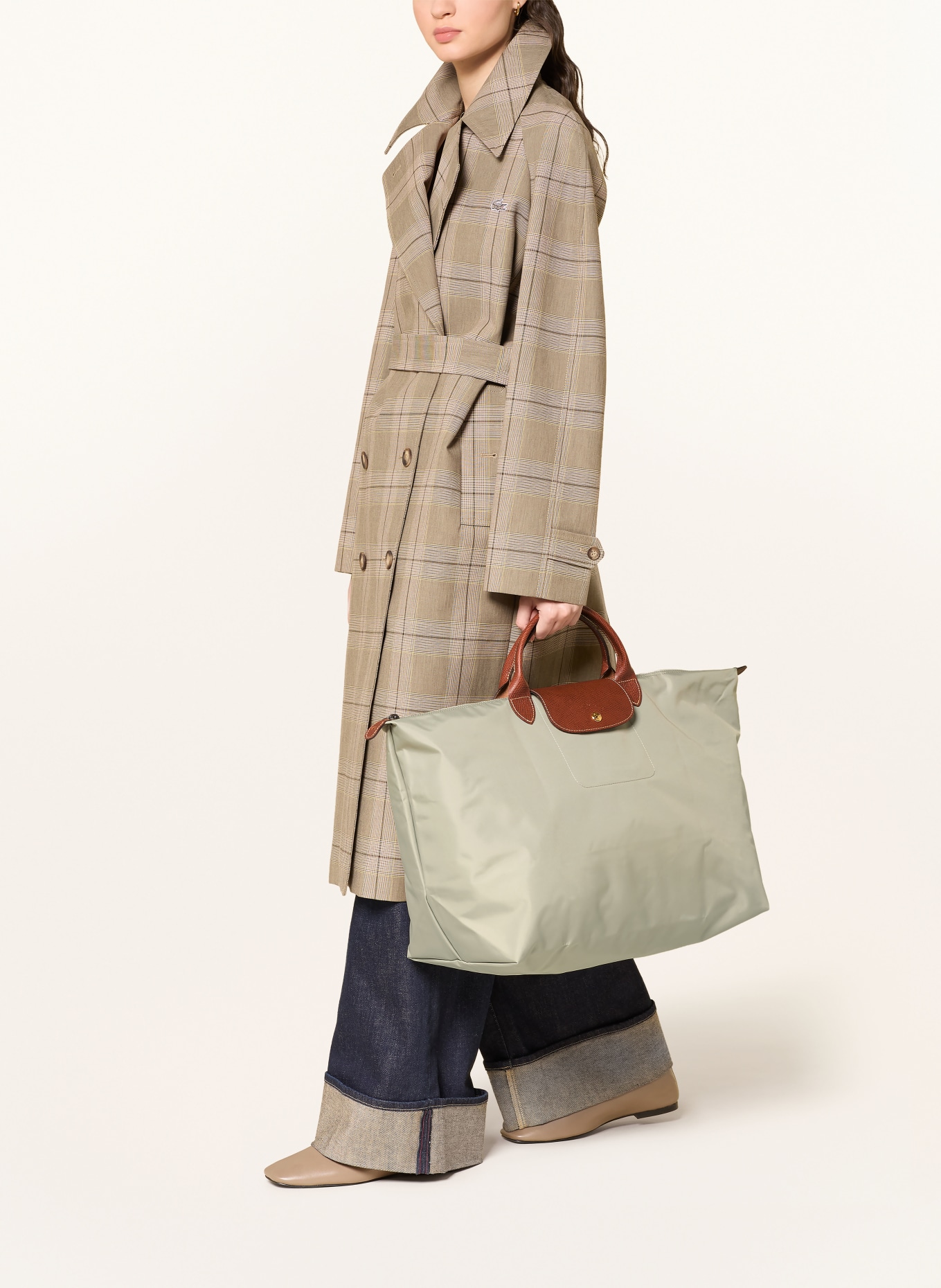 LONGCHAMP Shopper LE PLIAGE LARGE: HELLGRAU