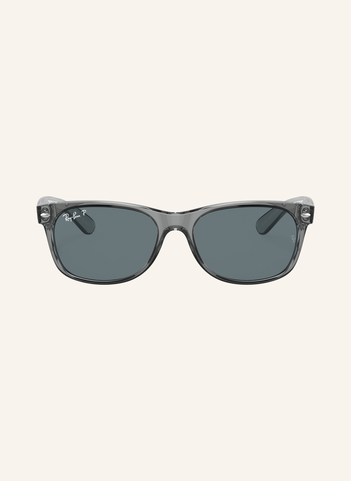 Ray-Ban Okulary przeciwsłoneczne RB2132 NEW WAYFARER: Jasnoszary/niebieski polaryzowany