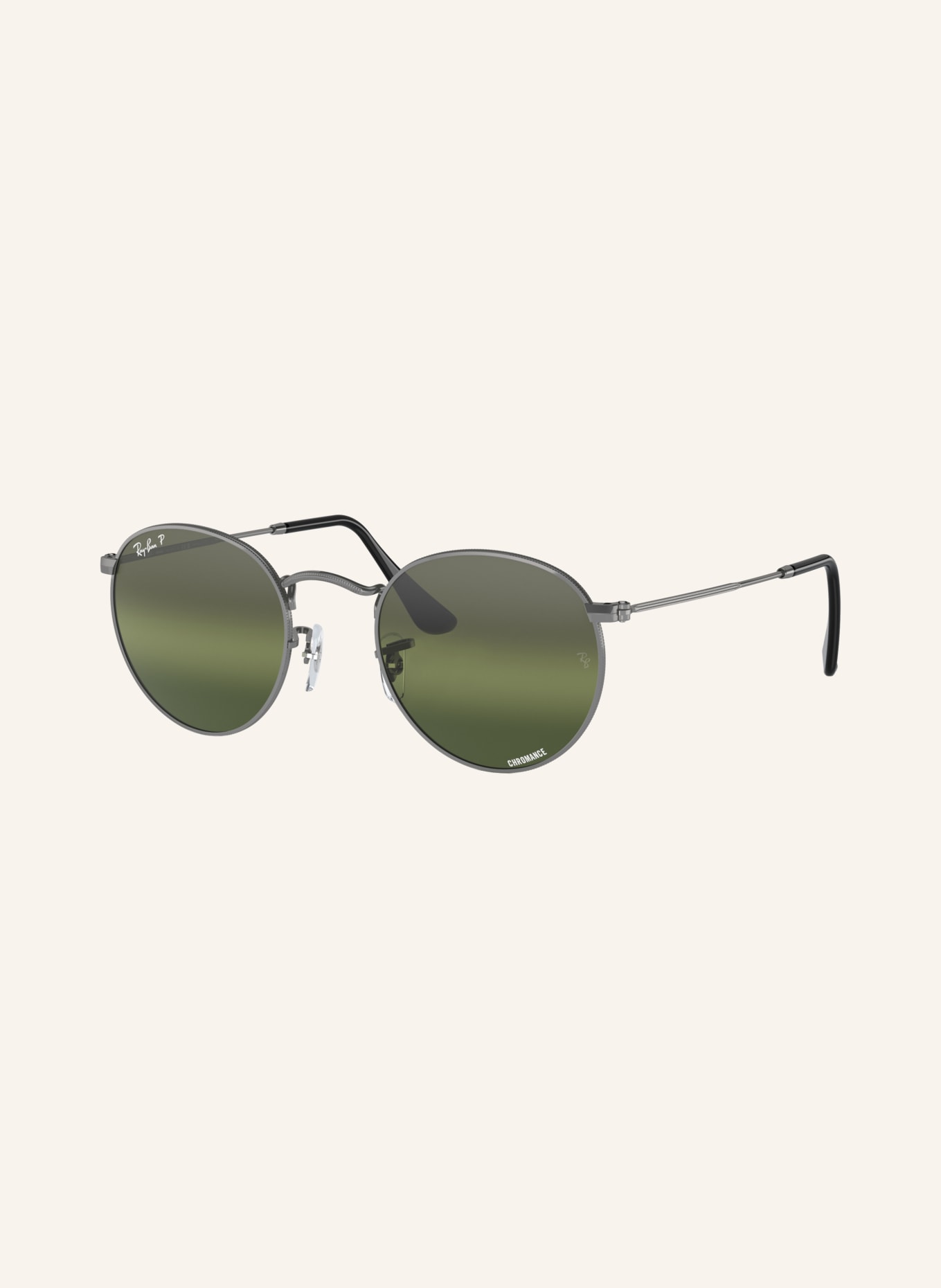 Ray-Ban Okulary przeciwsłoneczne RB3447 ROUND: SZARY/ZIELONY POLARYZACYJNY