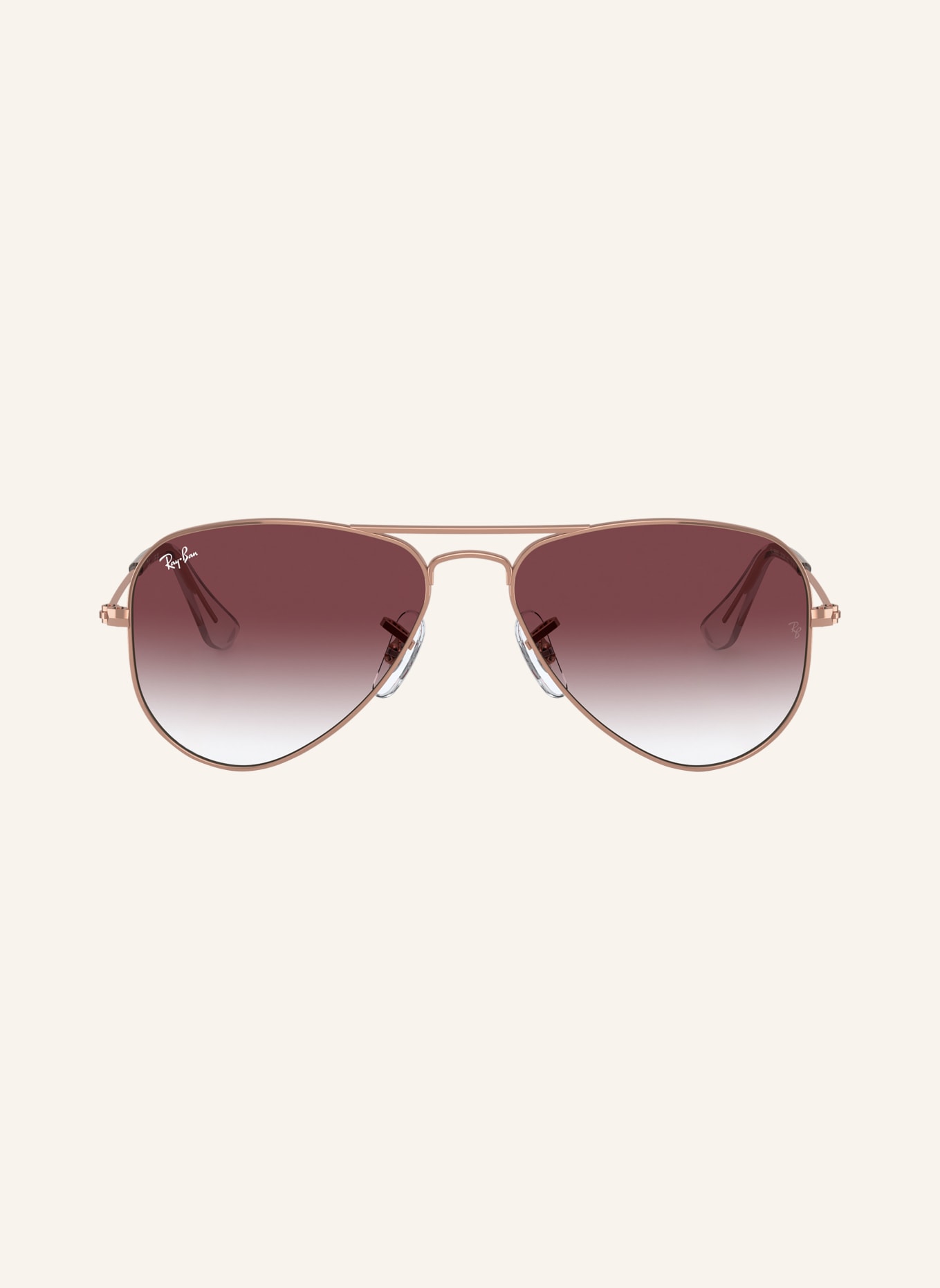 Ray-Ban RJ9506S Sunglasses: ROSÉ GOLD/LILAC GRADIENT