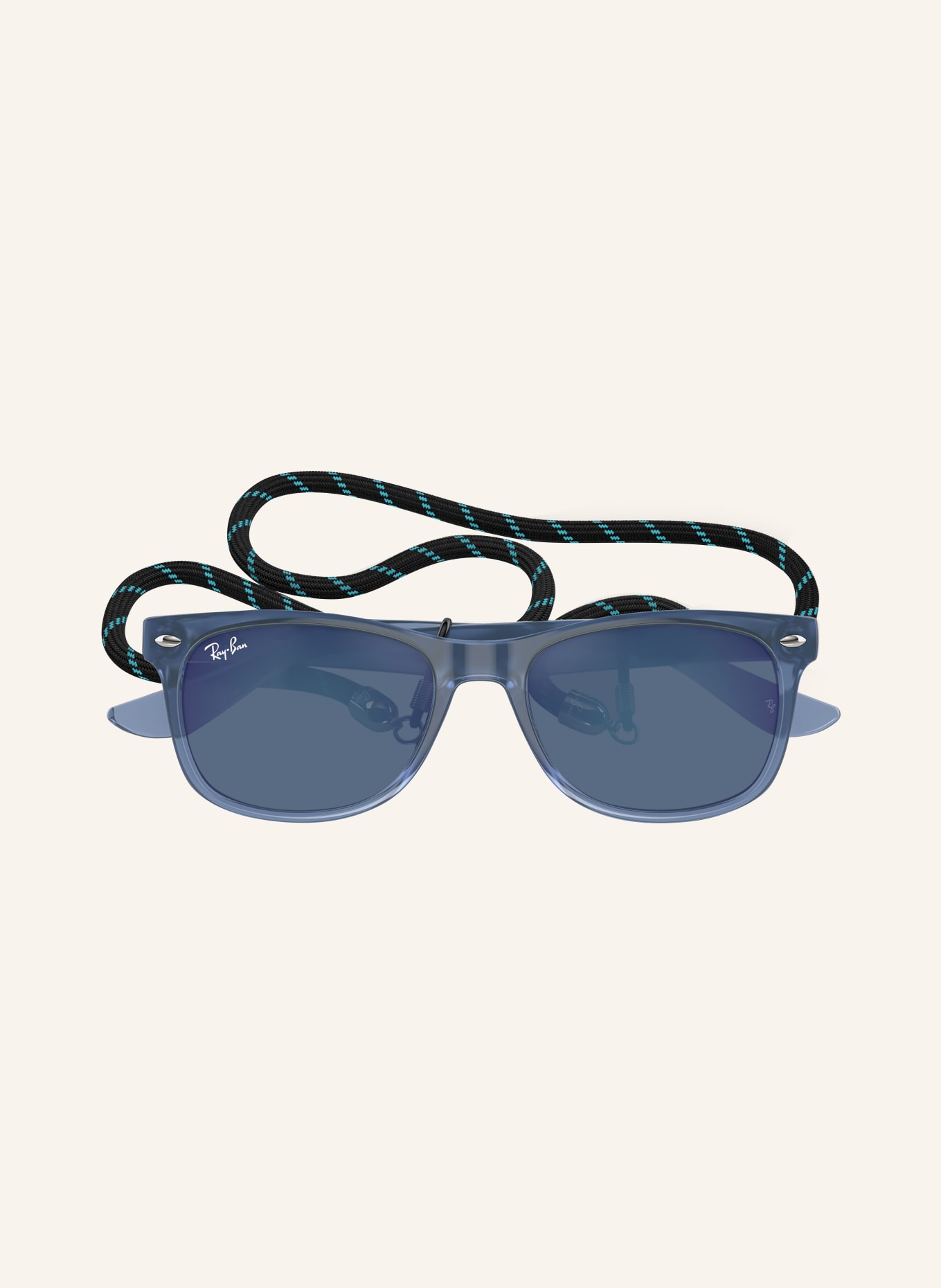 Ray-Ban Sonnenbrille RJ9052S: BLAU/ BLAU VERSPIEGELT