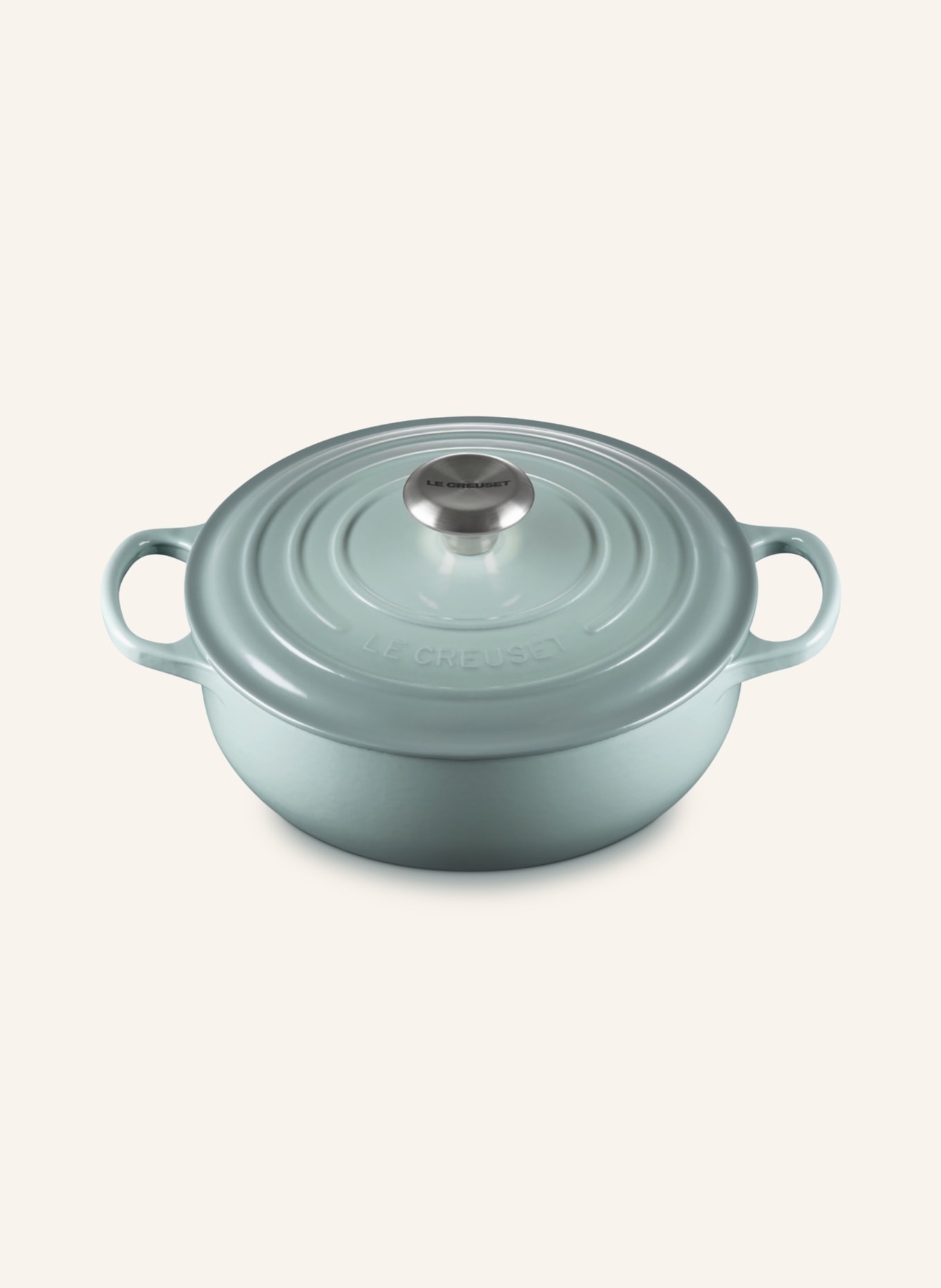 LE CREUSET Braadpan SIGNATURE: SEA SALT