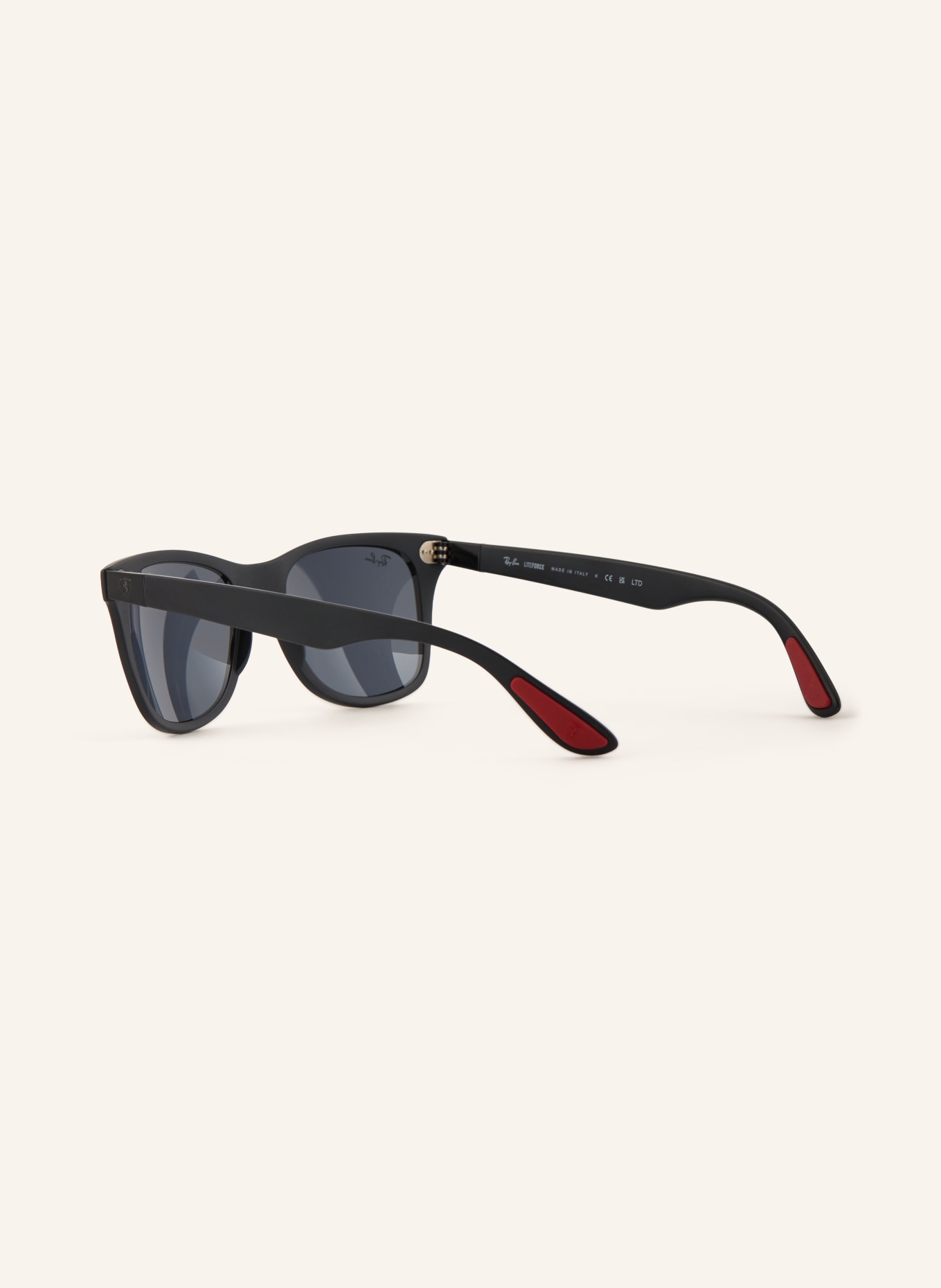Ray-Ban Sonnenbrille RB4195M: SCHWARZ MATT/ DUNKELGRAU