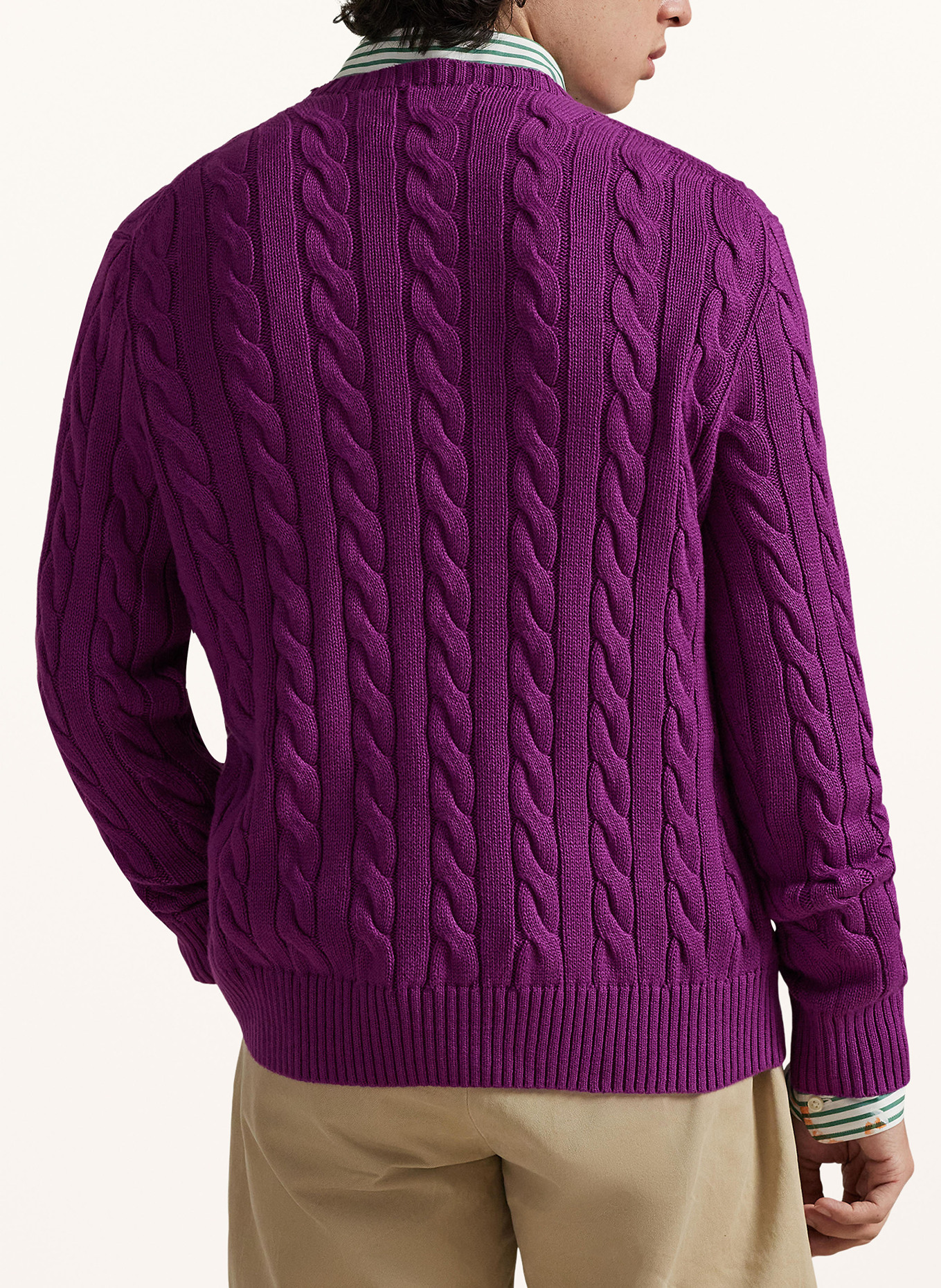 POLO RALPH LAUREN trui: DONKERPAARS