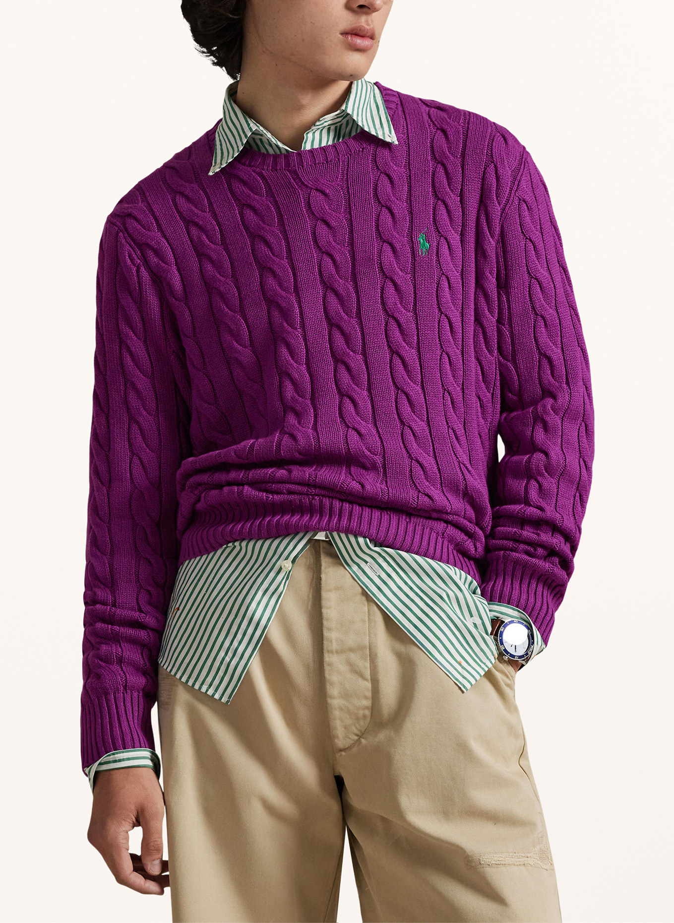 POLO RALPH LAUREN trui: DONKERPAARS