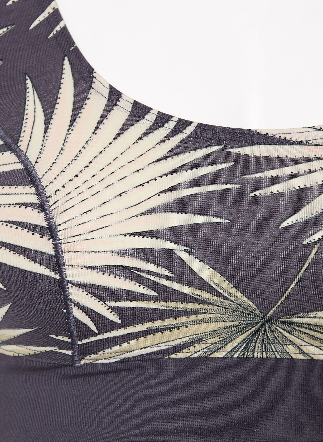 CALIDA Bustier ELASTIC TREND: DUNKELGRAU / BEIGE / CREME