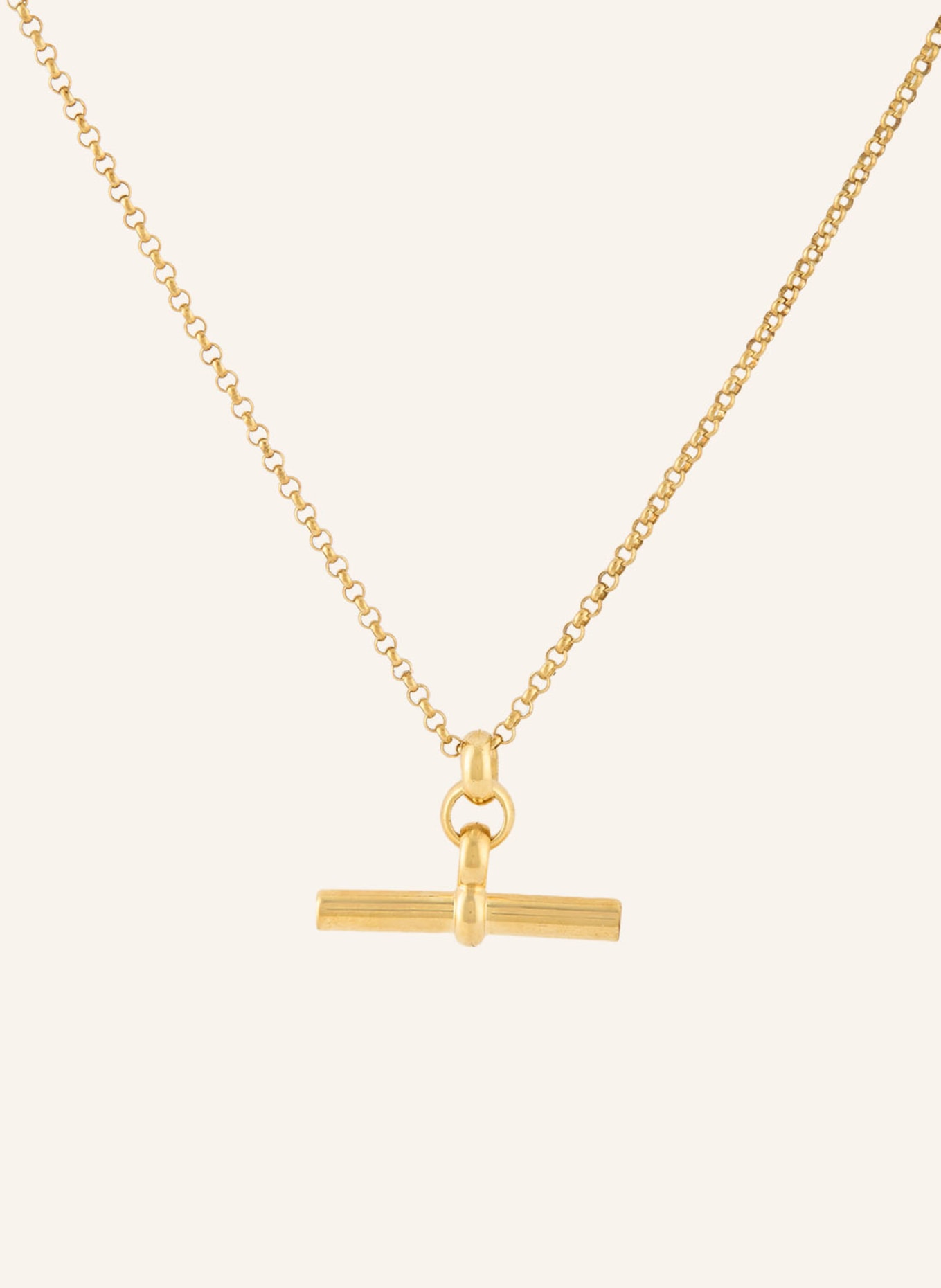 TILLY SVEAAS T-BAR ON BELCHER Necklace: GOLD