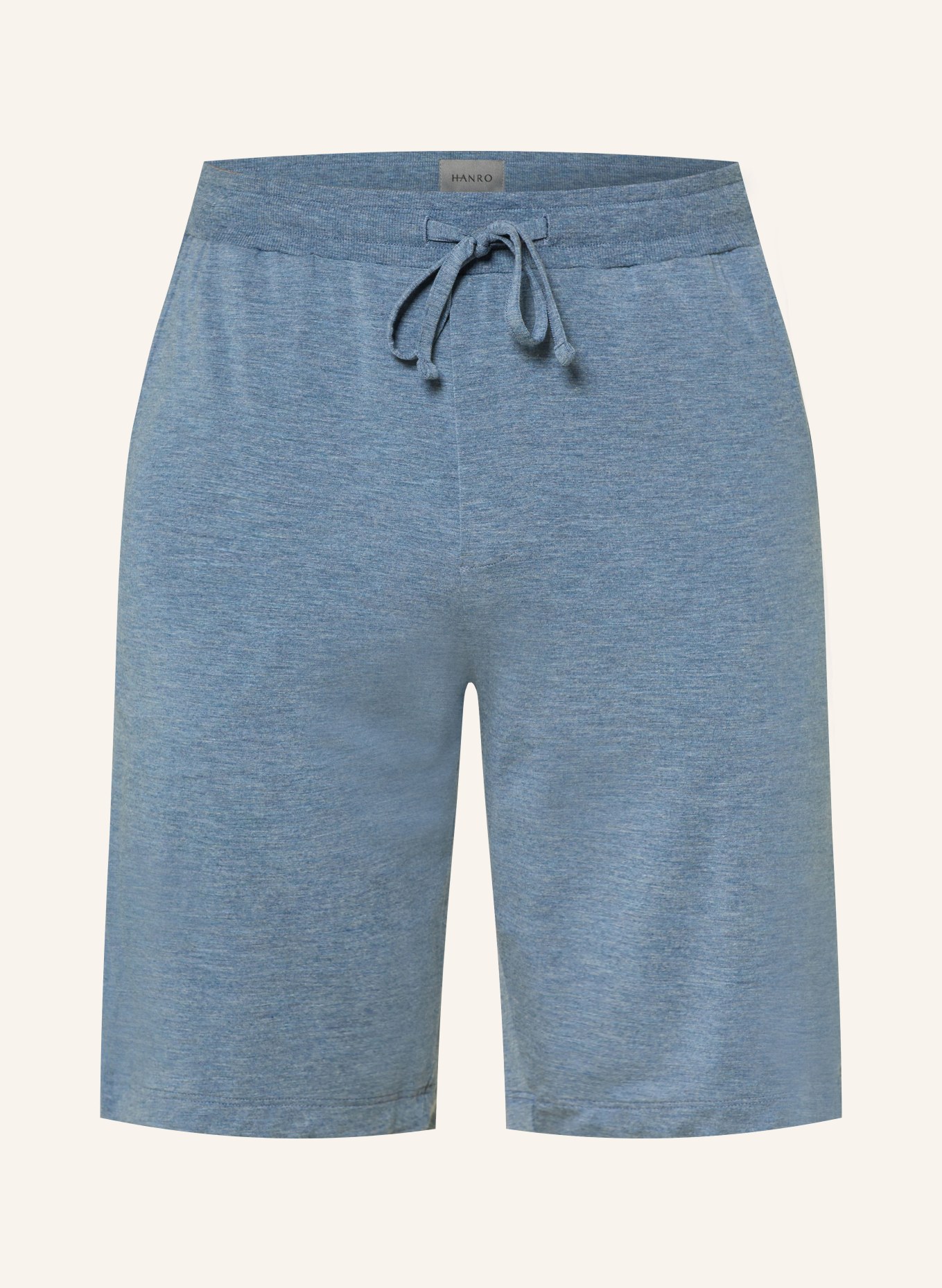 HANRO Slaapshort CASUALS: BLAUW
