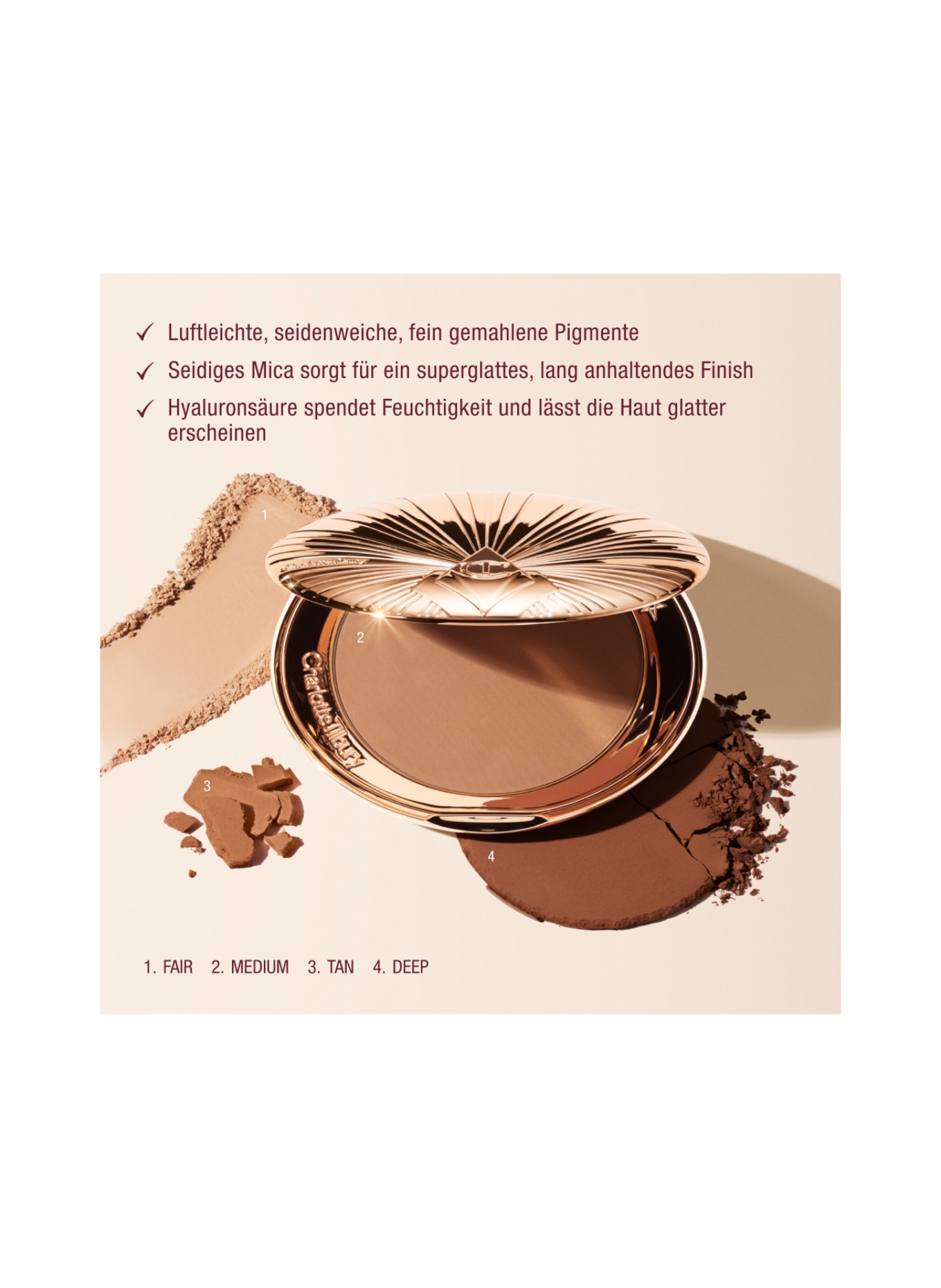 Charlotte Tilbury AIRBRUSH BRONZER REFILL: 1 FAIR