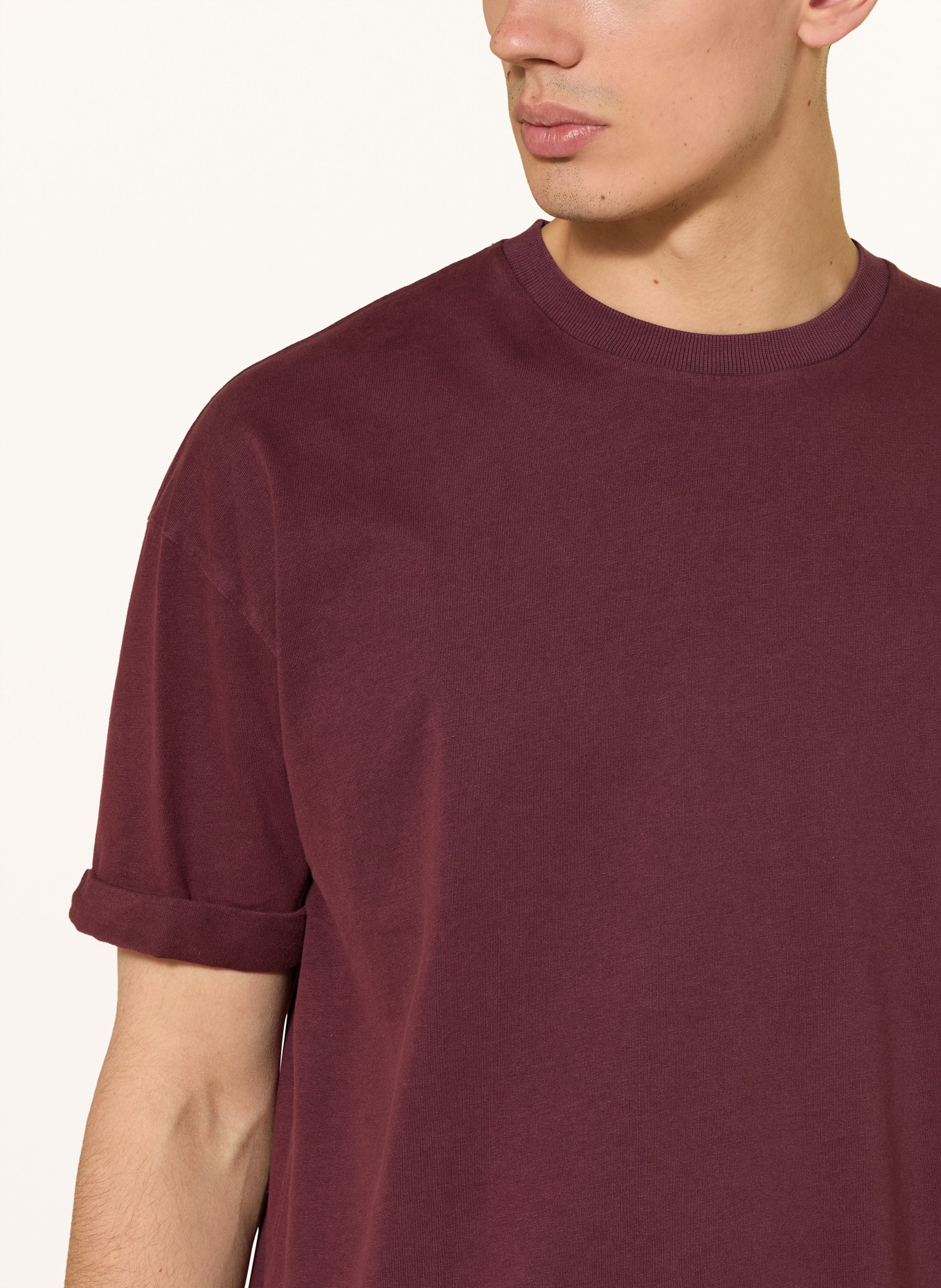 DRYKORN T-Shirt THILO: DUNKELROT
