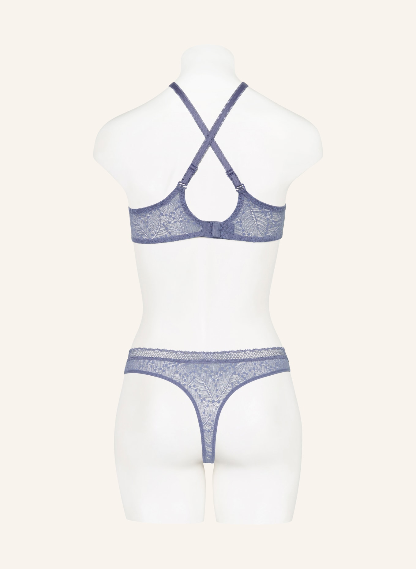 SIMONE PÉRÈLE Podprsenka s kosticemi COMÈTE: MODRÁ