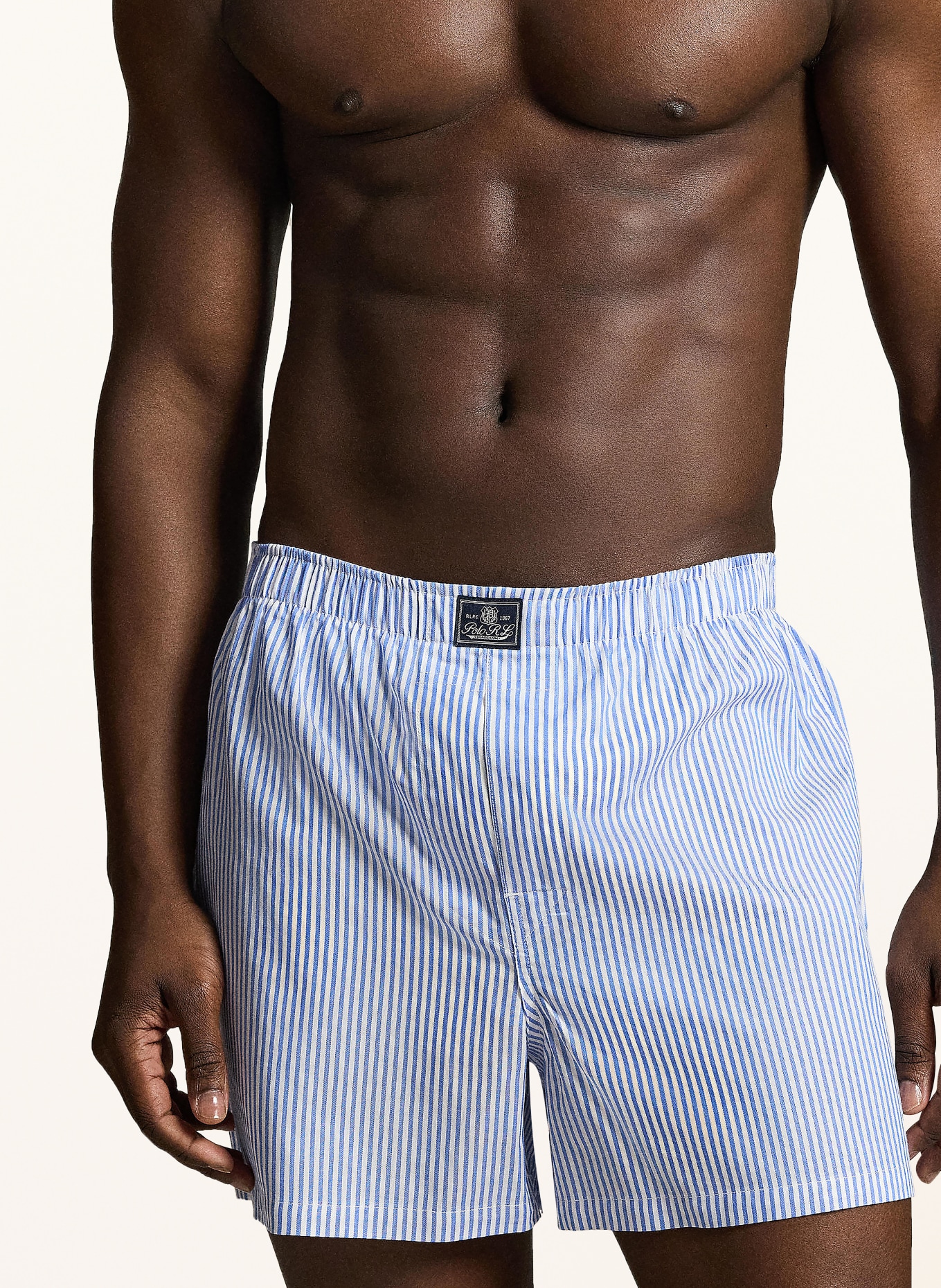 POLO RALPH LAUREN Tkané boxerky, 3 kusy v balení: MODRÁ / BÍLÁ