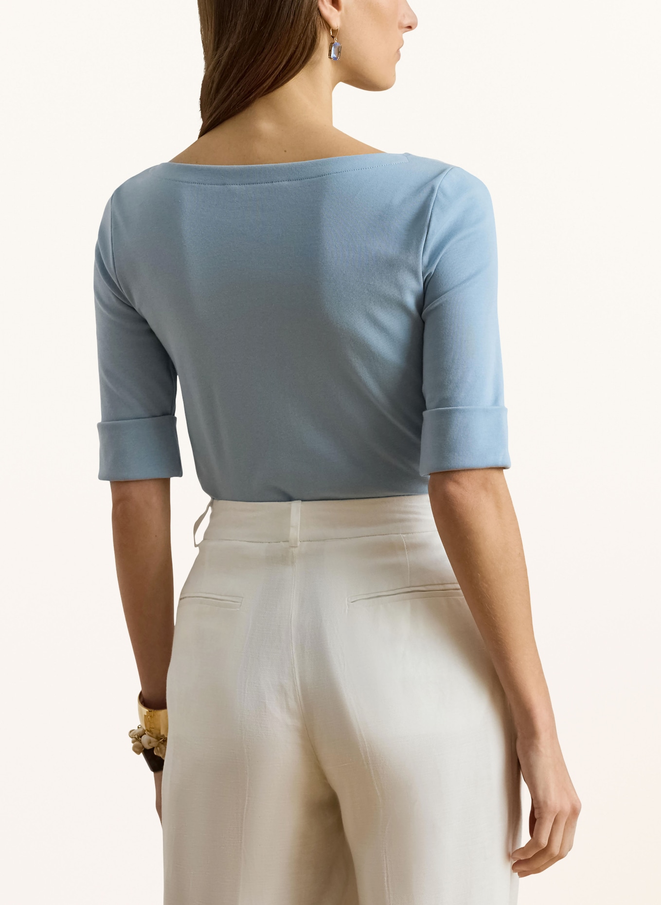 LAUREN RALPH LAUREN T-shirt JUDY: LICHTBLAUW