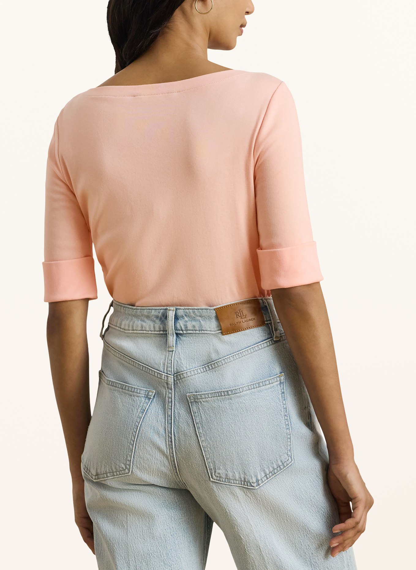 LAUREN RALPH LAUREN T-shirt JUDY: LICHTORANJE