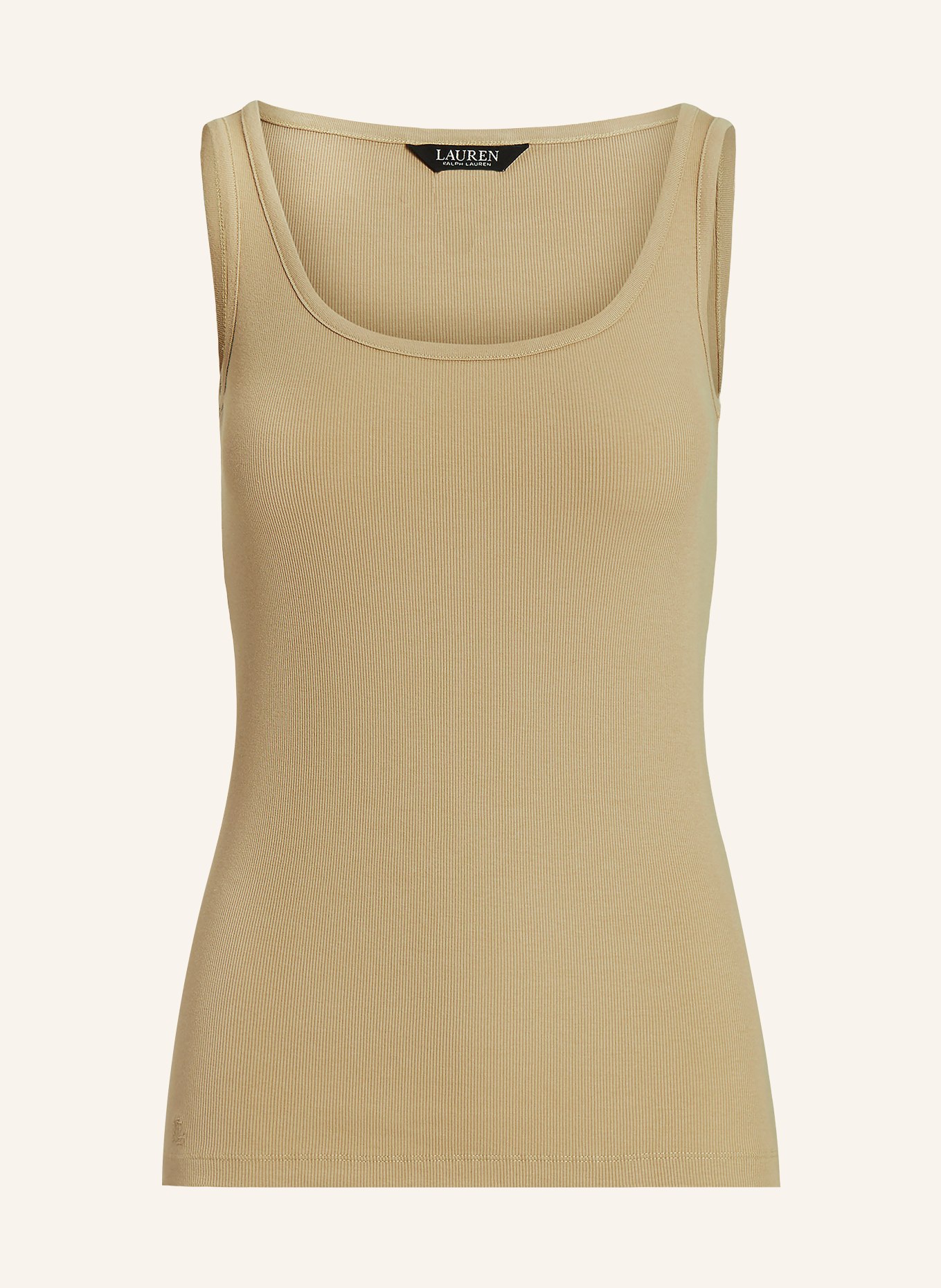 LAUREN RALPH LAUREN Tanktop: BEIGE