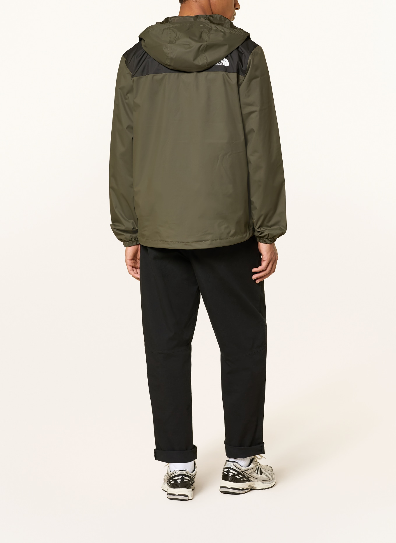THE NORTH FACE Outdoor-Jacke ANTORA: OLIV / SCHWARZ