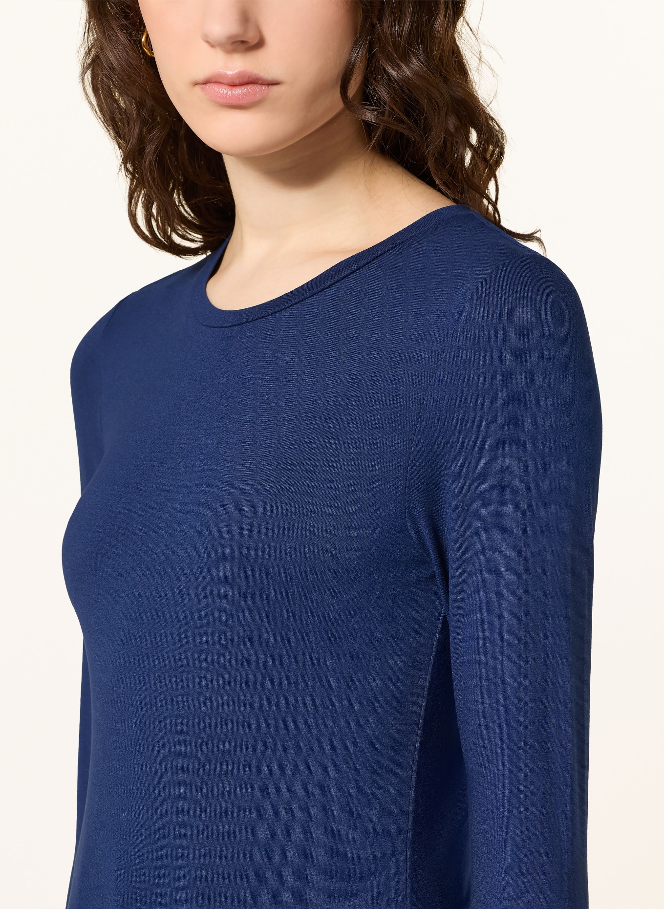 MAJESTIC FILATURES Koszulka z długim rękawem: NIEBIESKI