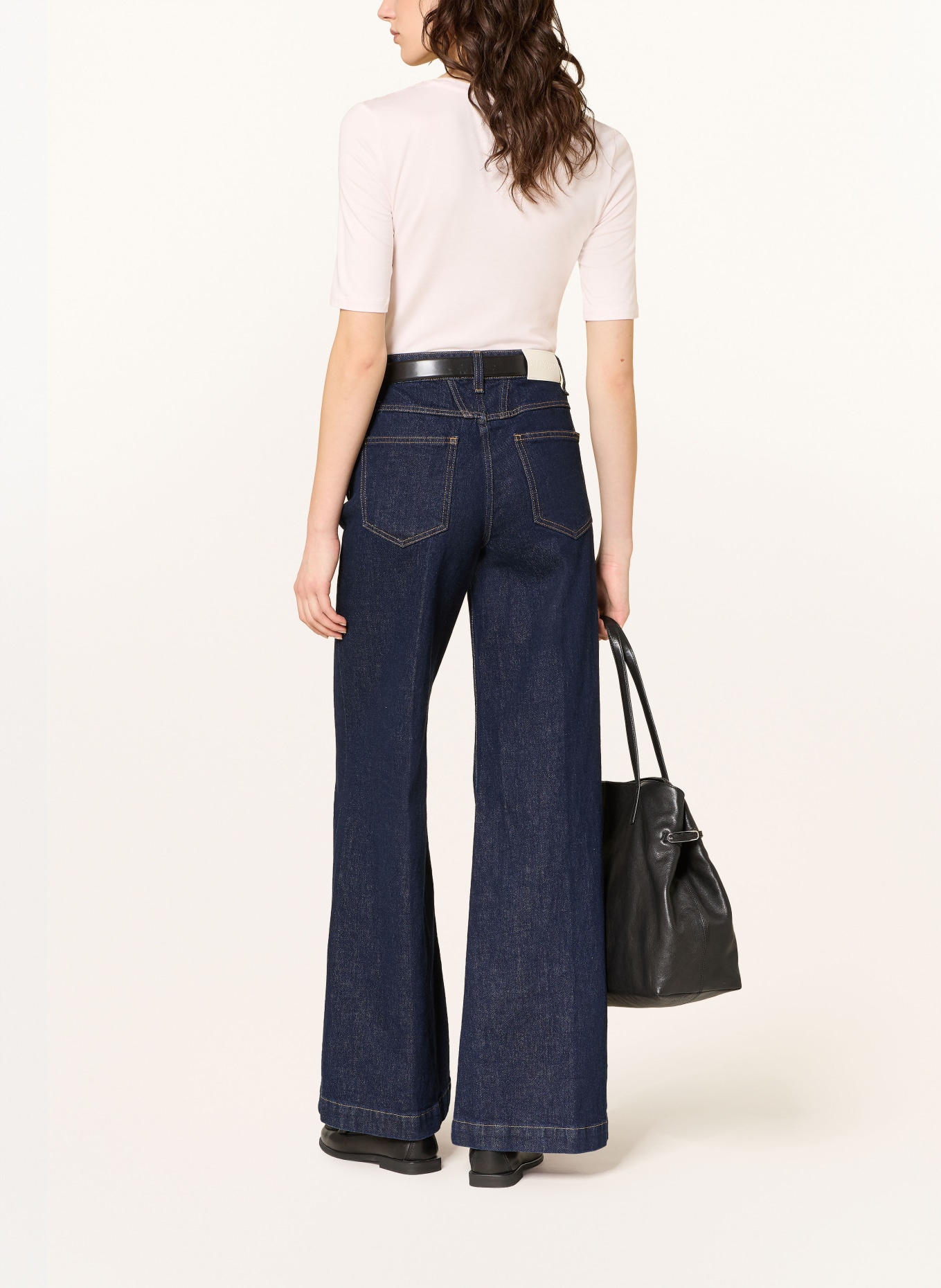 MAJESTIC FILATURES T-shirt: JASNORÓŻOWY