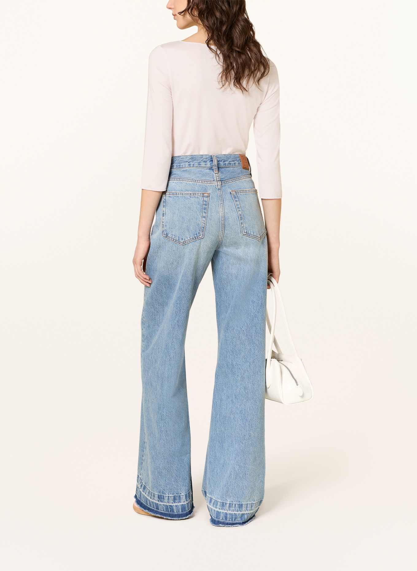 MAJESTIC FILATURES Shirt mit 3/4-Arm: HELLROSA