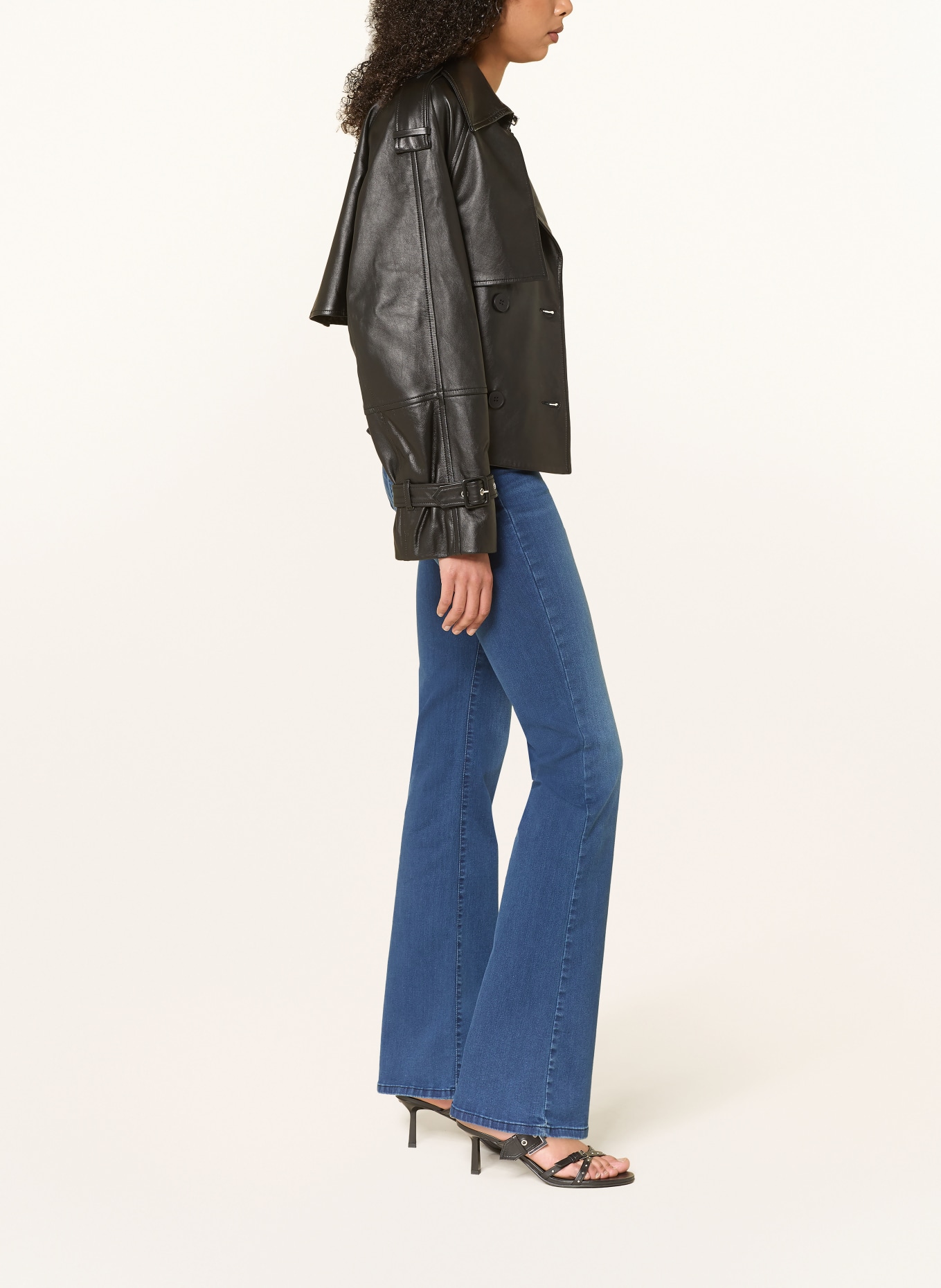 PATRIZIA PEPE Jeans évasés: CB10 Dark Blue Wash