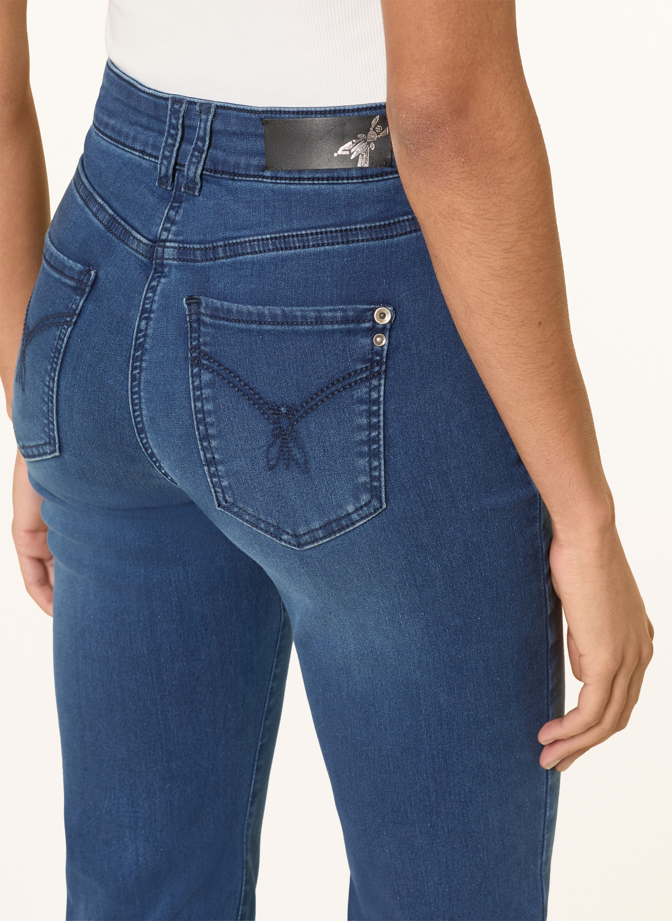 PATRIZIA PEPE Jeans évasés: CB10 Dark Blue Wash