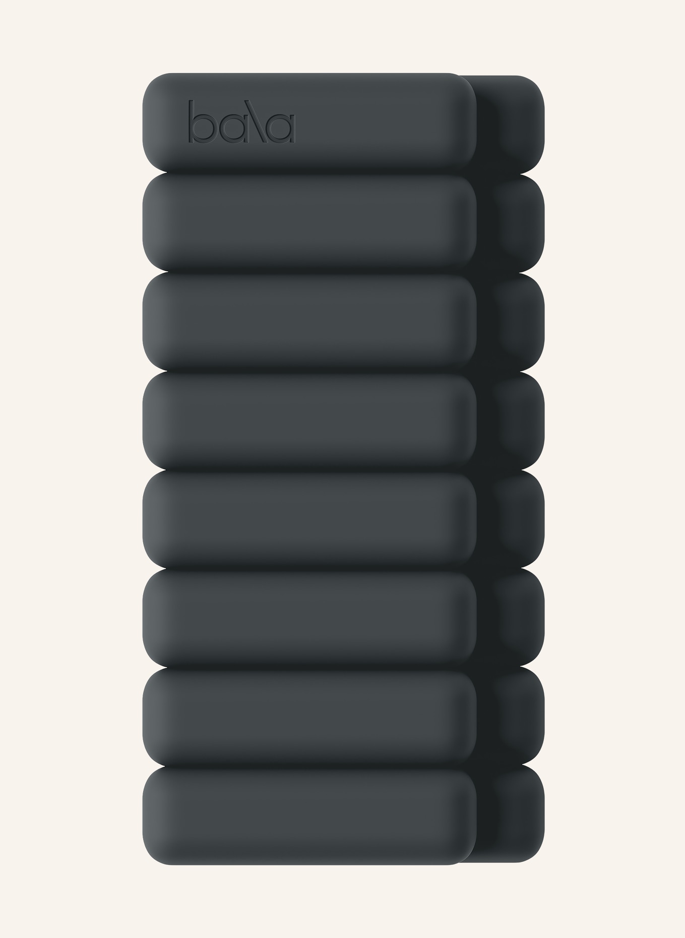 bala Poids pour poignets BANGLES: NOIR / GRIS FONCÉ