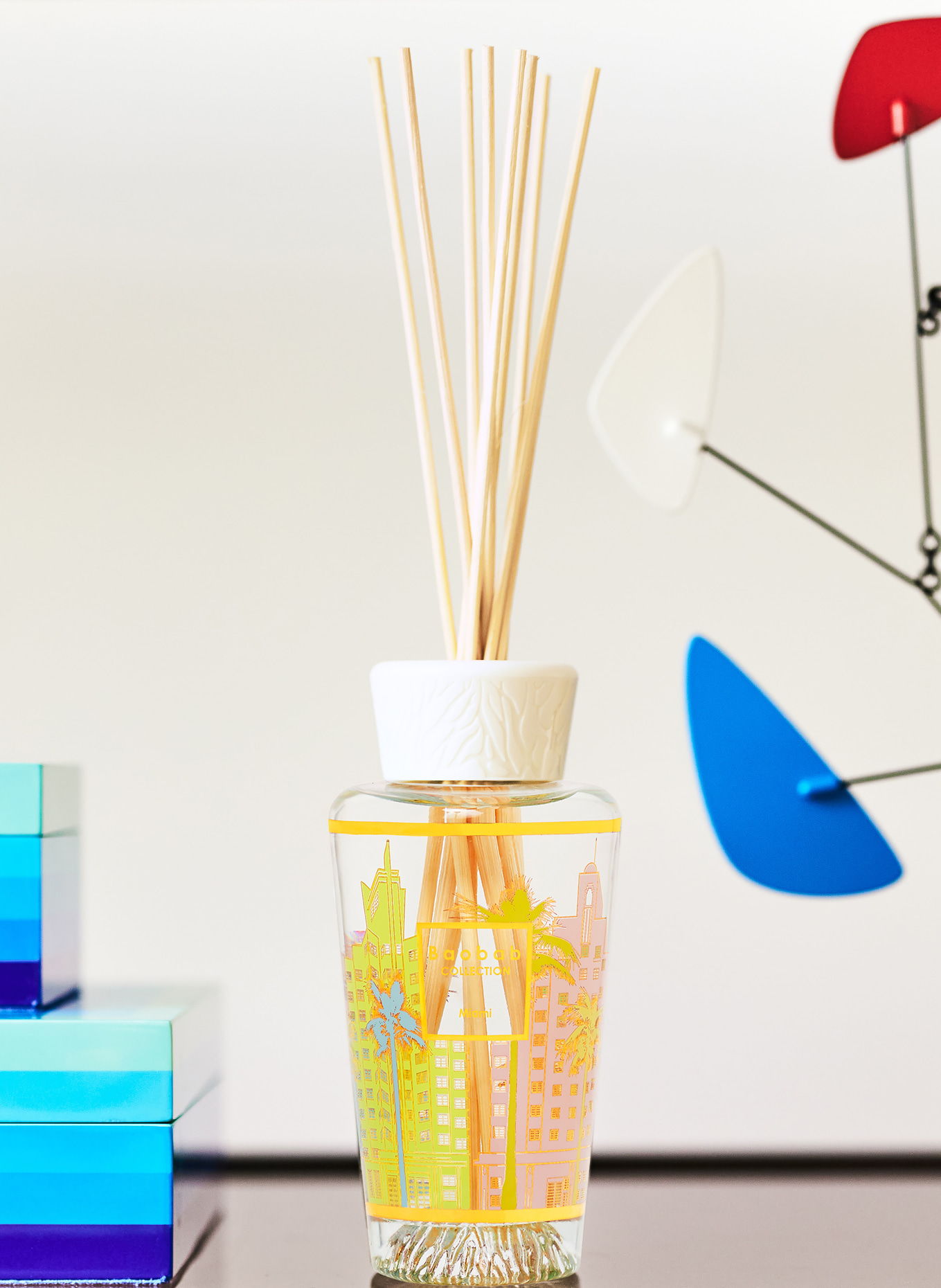 Baobab COLLECTION Raumduft MIAMI: WEISS / GELB / HELLBLAU