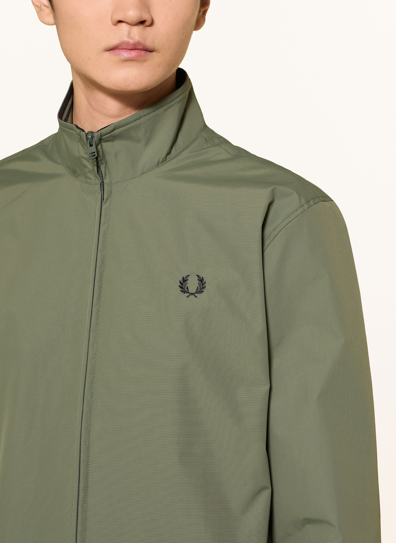 FRED PERRY Bomber jacket BRENTHAM: KHAKI