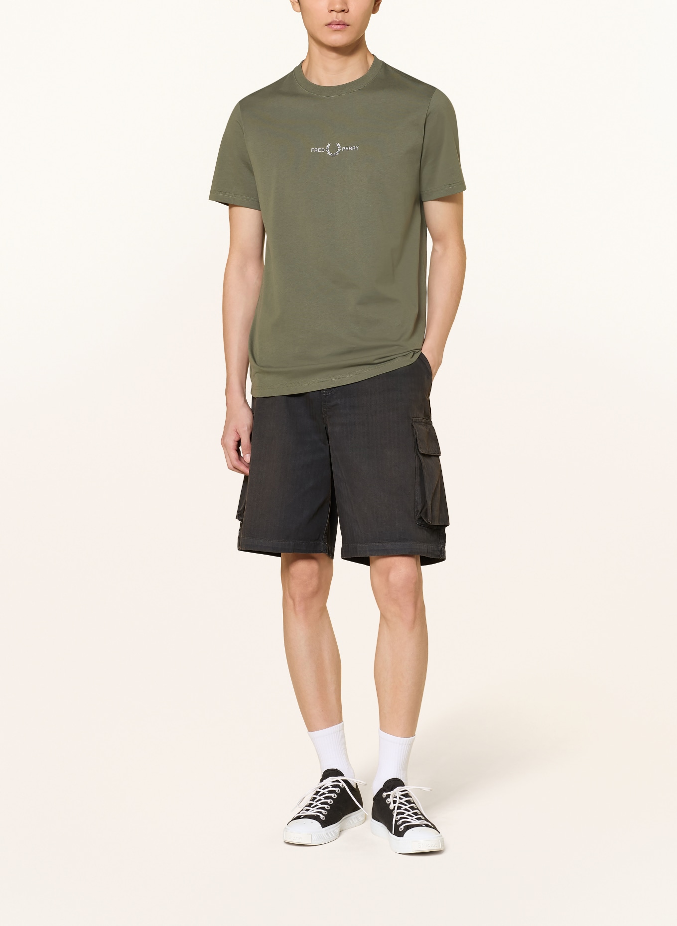 FRED PERRY T-shirt: KHAKI