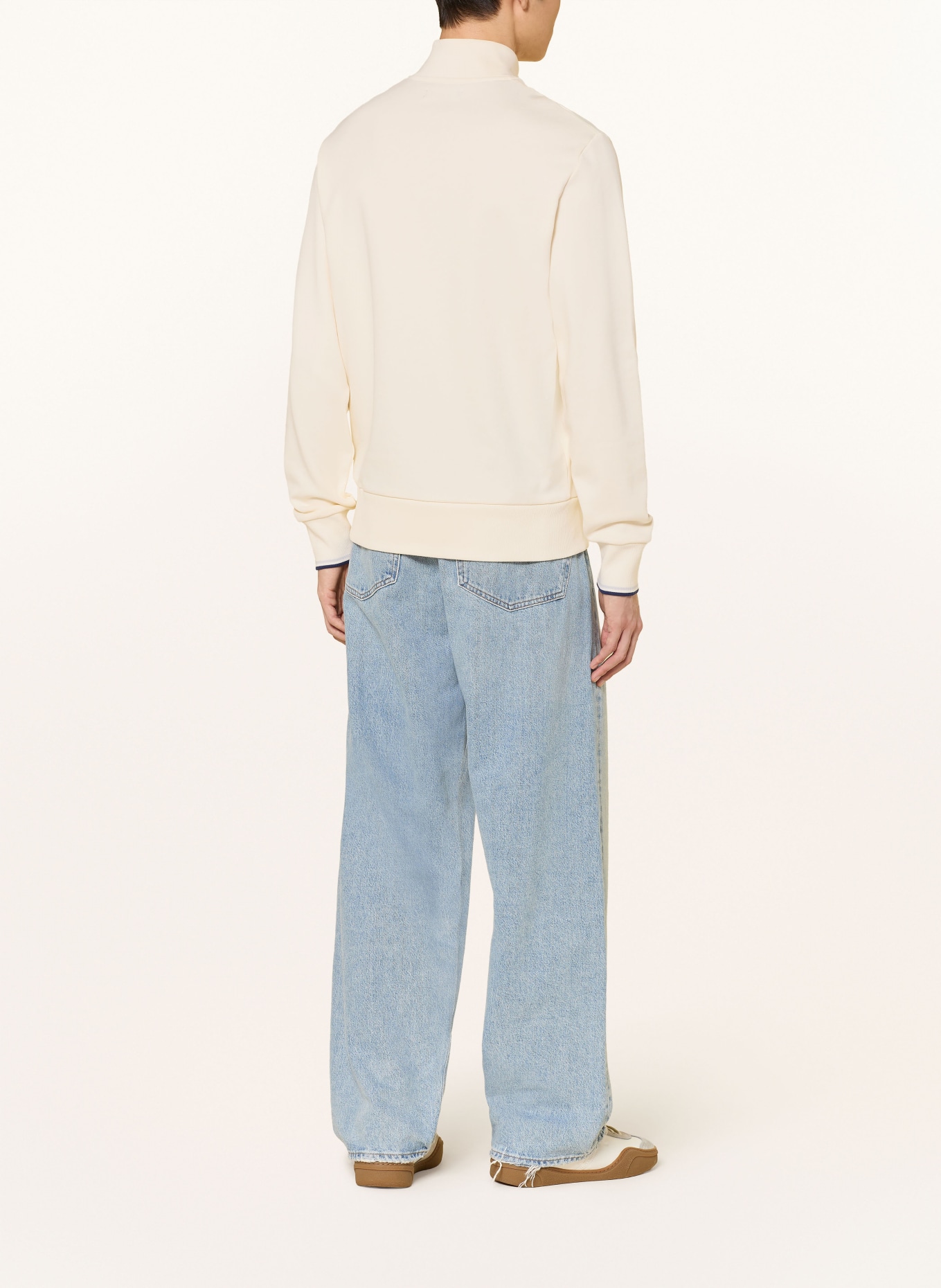 FRED PERRY Sweat-Troyer: ECRU