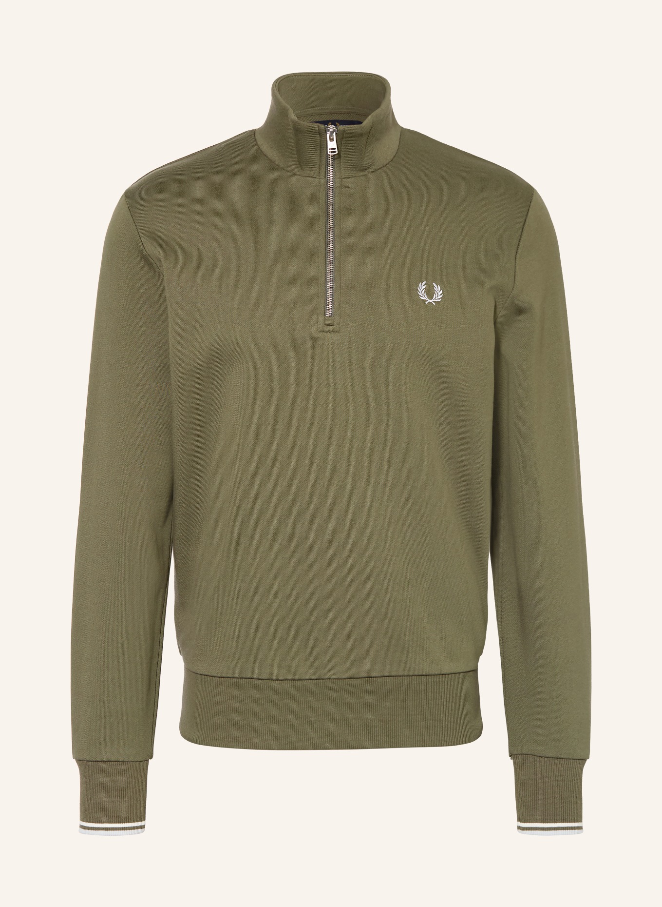 FRED PERRY Sweat-Troyer: KHAKI