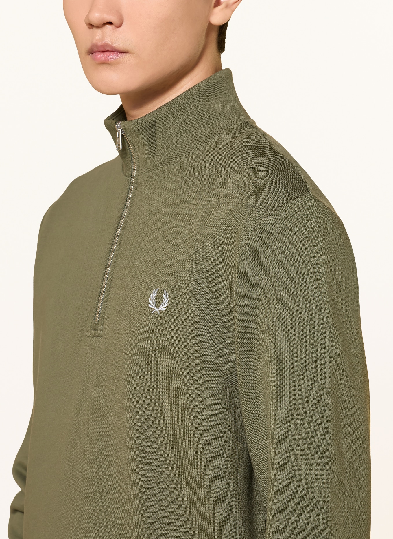 FRED PERRY Sweat-Troyer: KHAKI