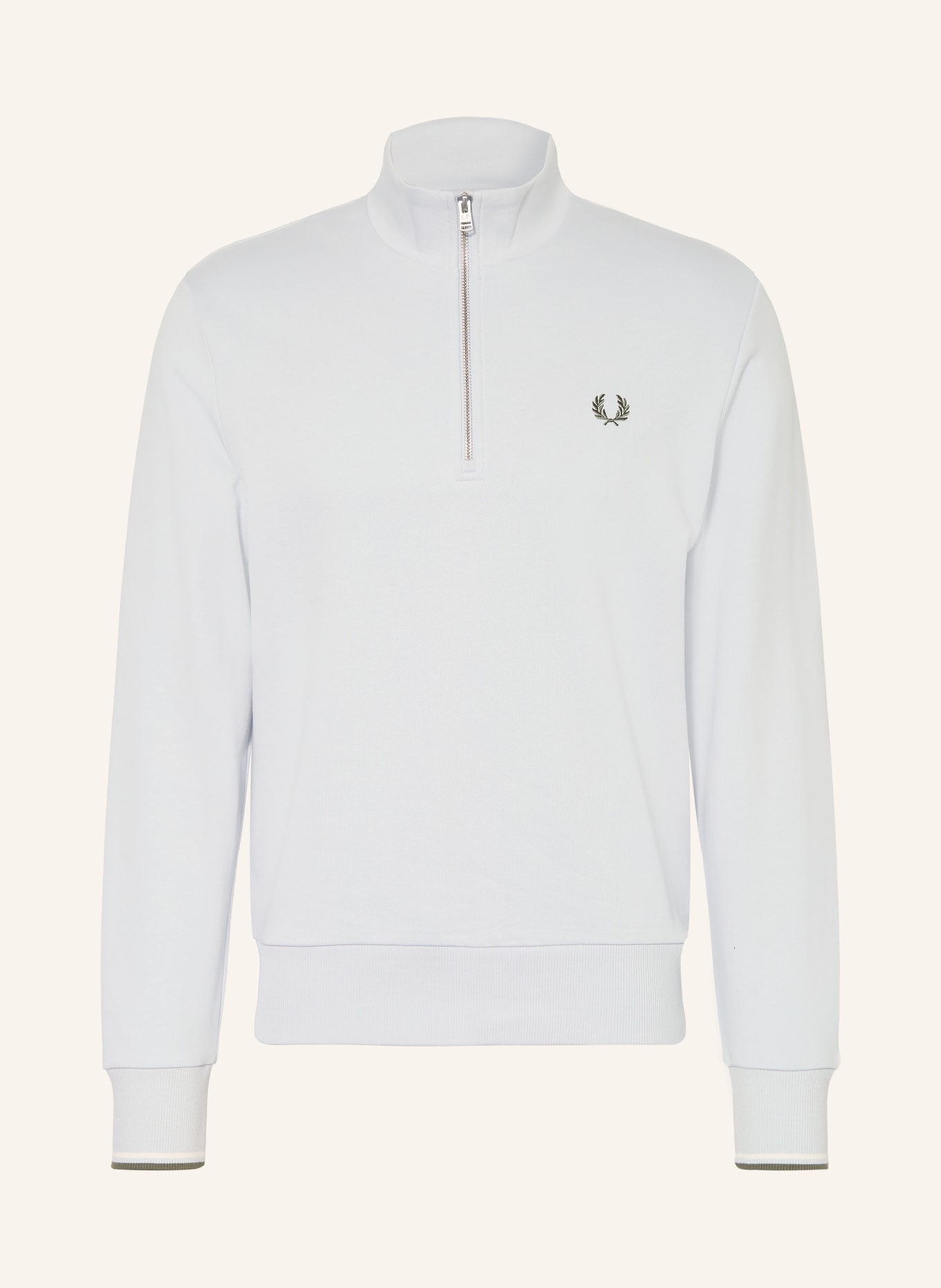 FRED PERRY Sweat-Troyer: BLAUGRAU
