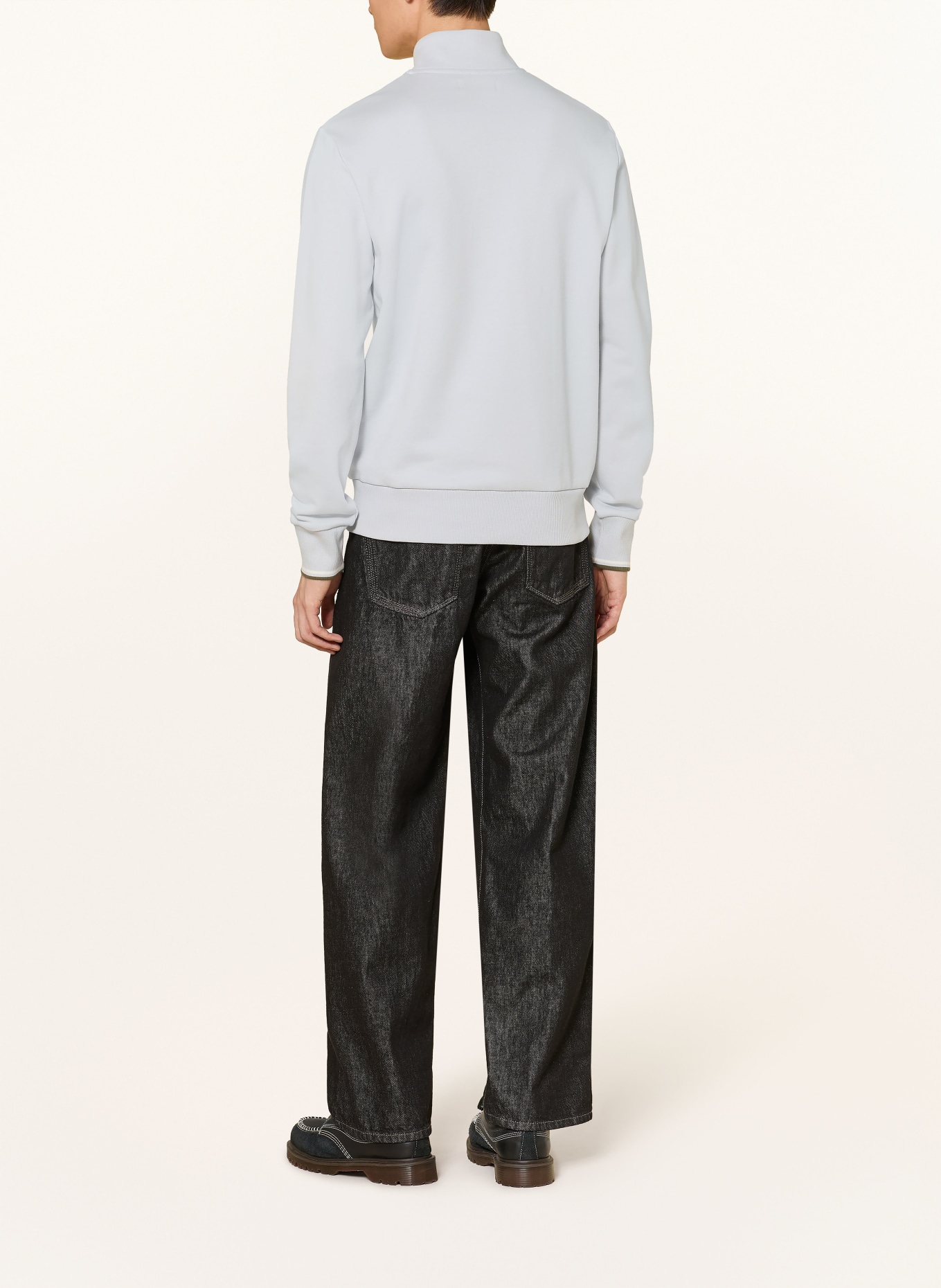 FRED PERRY Sweat-Troyer: BLAUGRAU