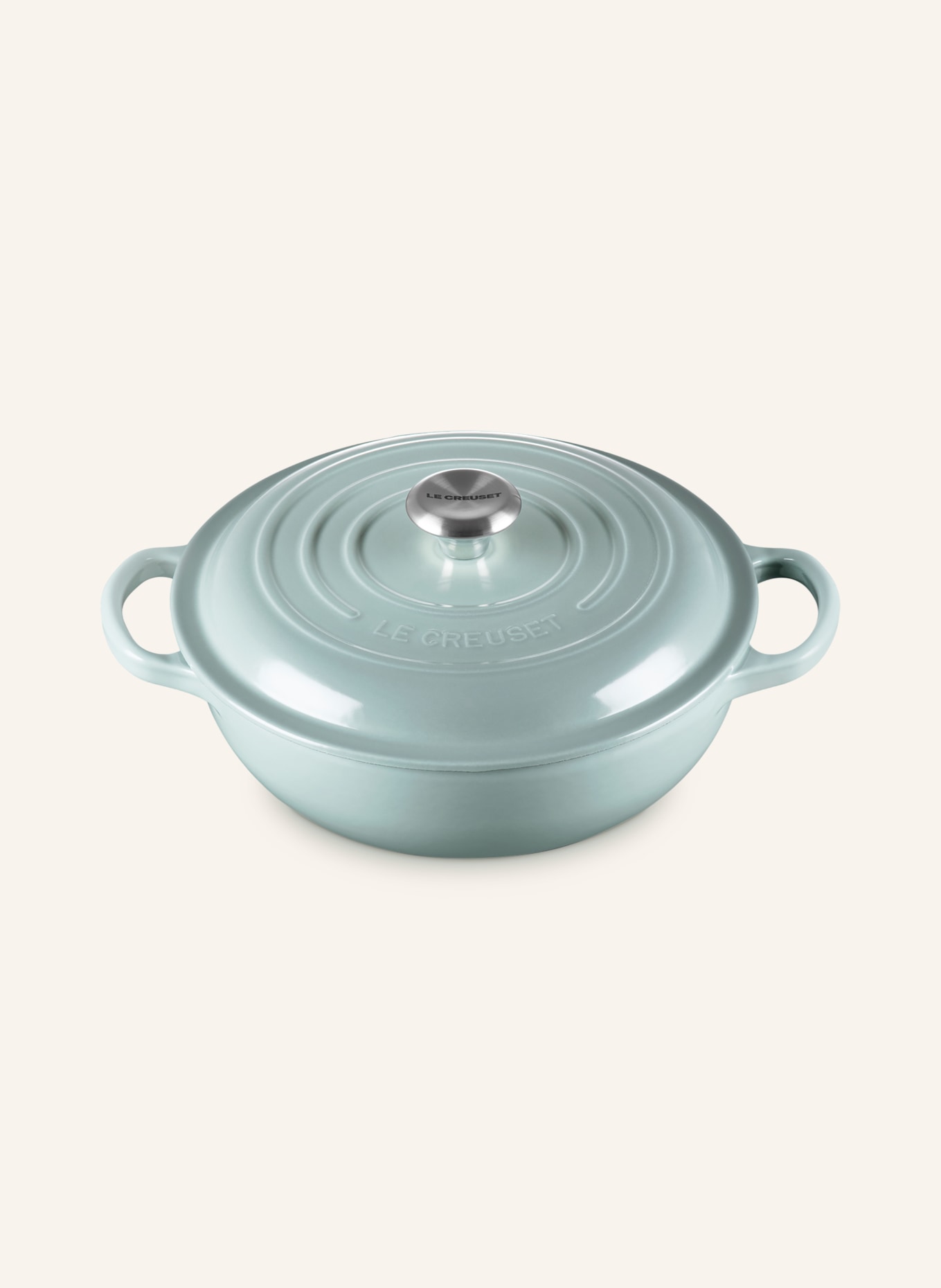 LE CREUSET Gourmet-professionele pan SIGNATURE: SEA SALT