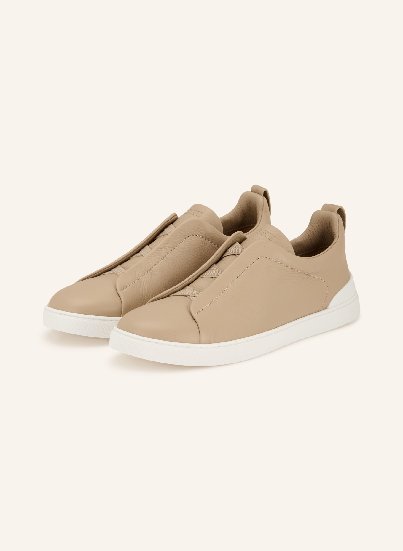 ZEGNA Sneaker: BEIGE / WIT