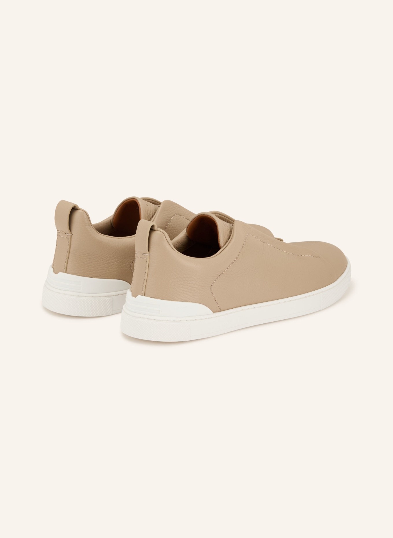 ZEGNA Sneaker: BEIGE / WIT