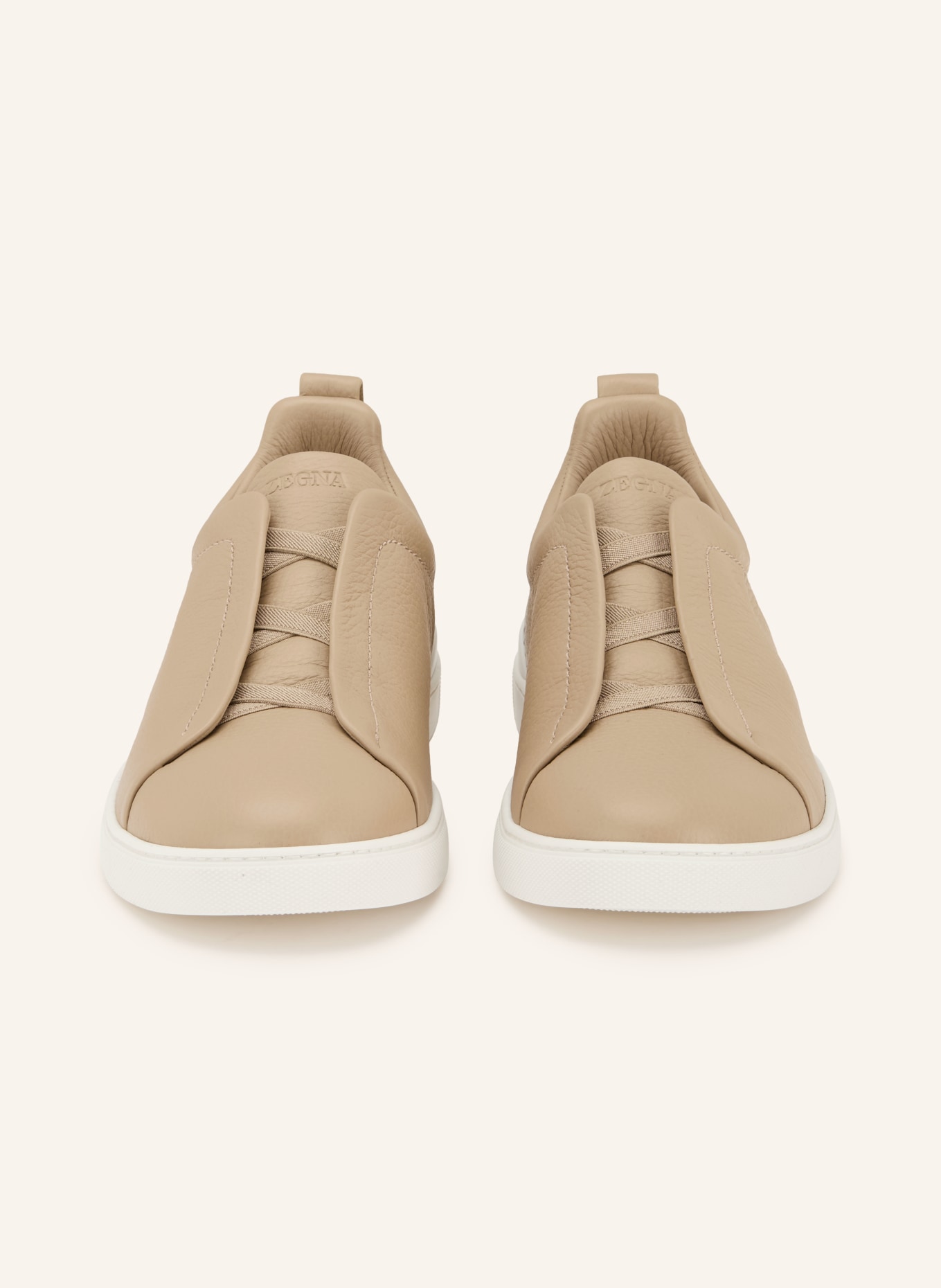 ZEGNA Sneaker: BEIGE / WIT